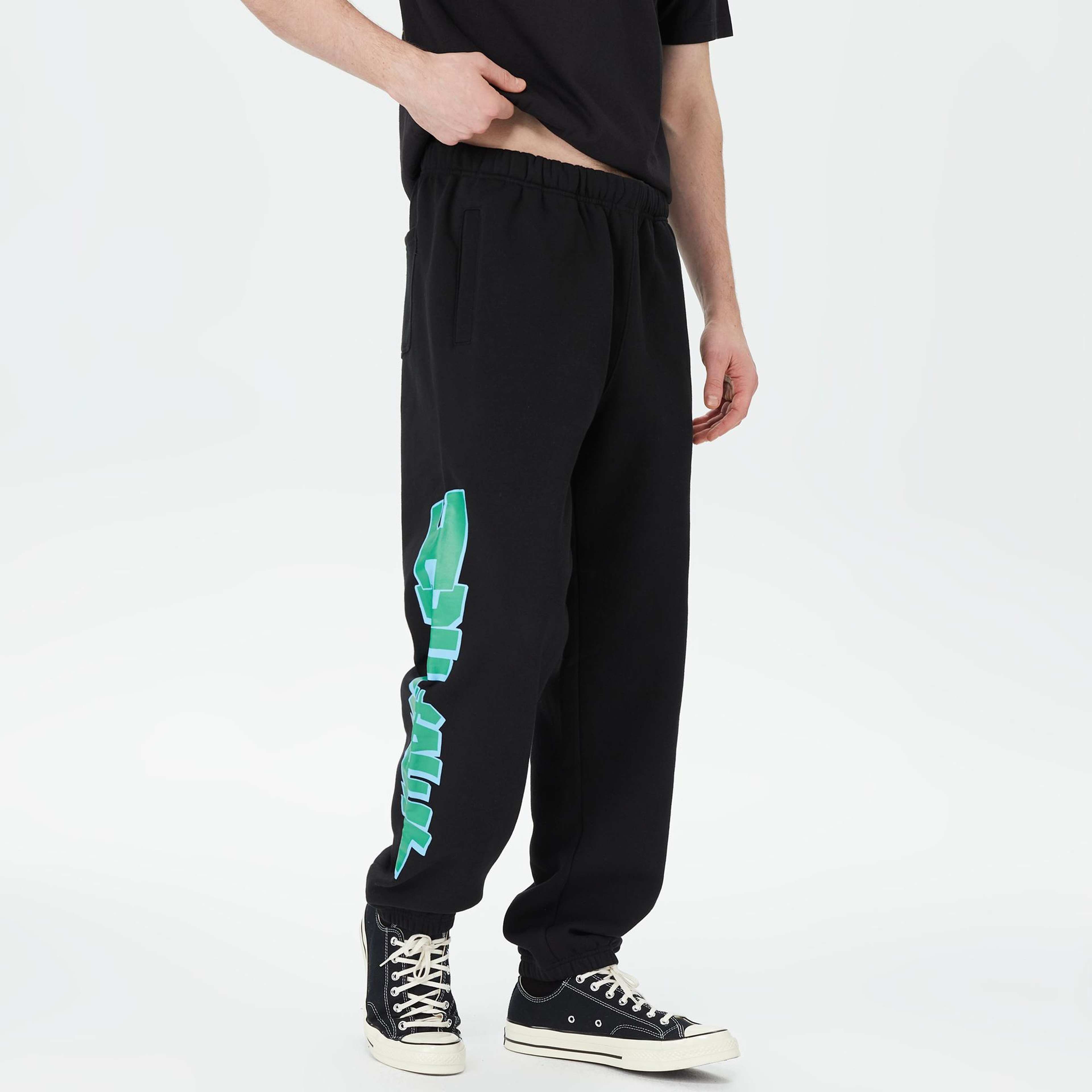 HUF Anthem Polar Erkek Siyah Eşofman Altı