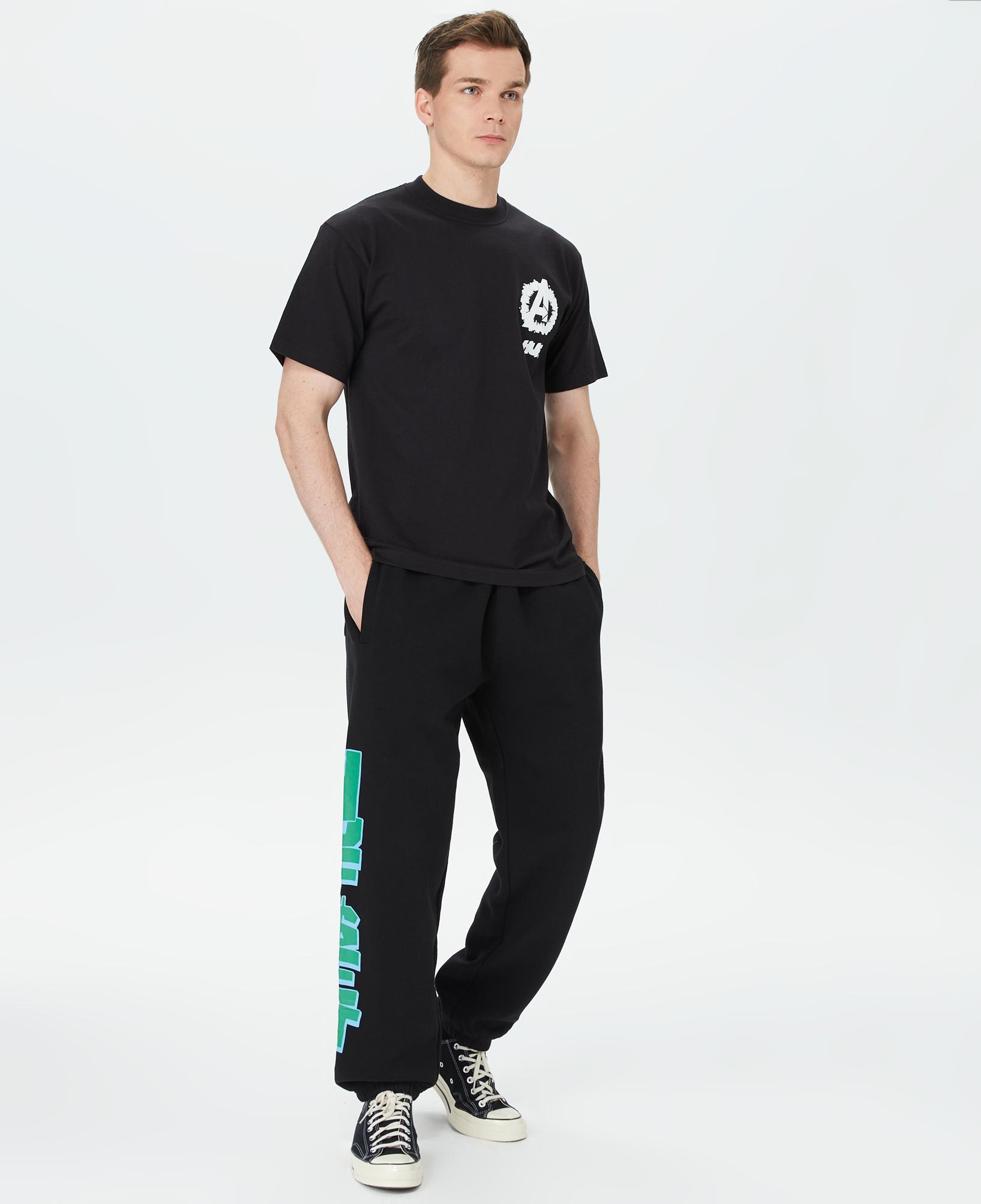 HUF Anthem Polar Erkek Siyah Eşofman Altı