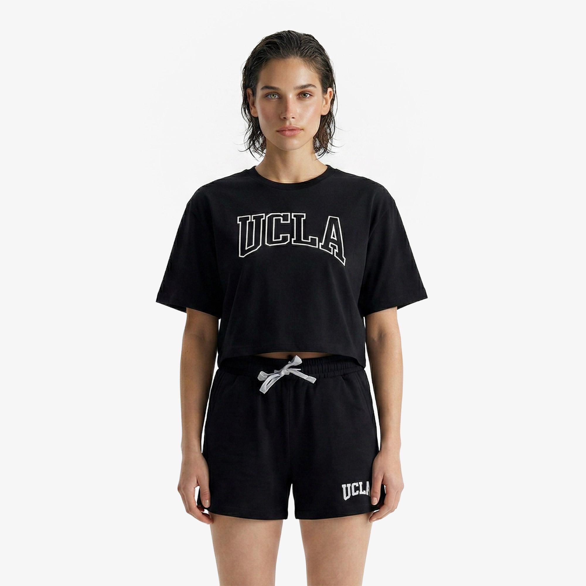 Ucla Helena Kadın Siyah T-Shirt