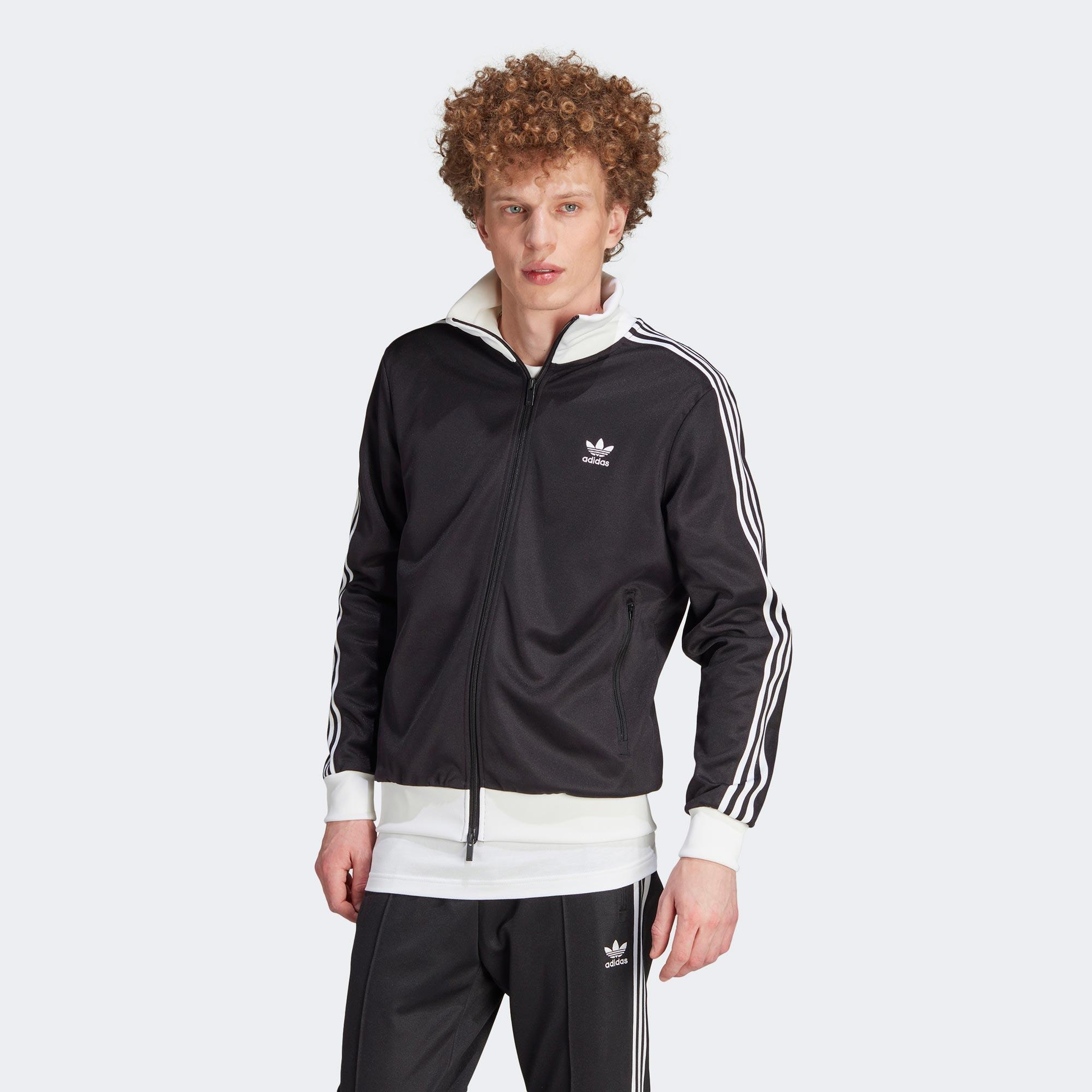 adidas Adicolor Classics Beckenbauer Erkek Siyah Eşofman Üstü