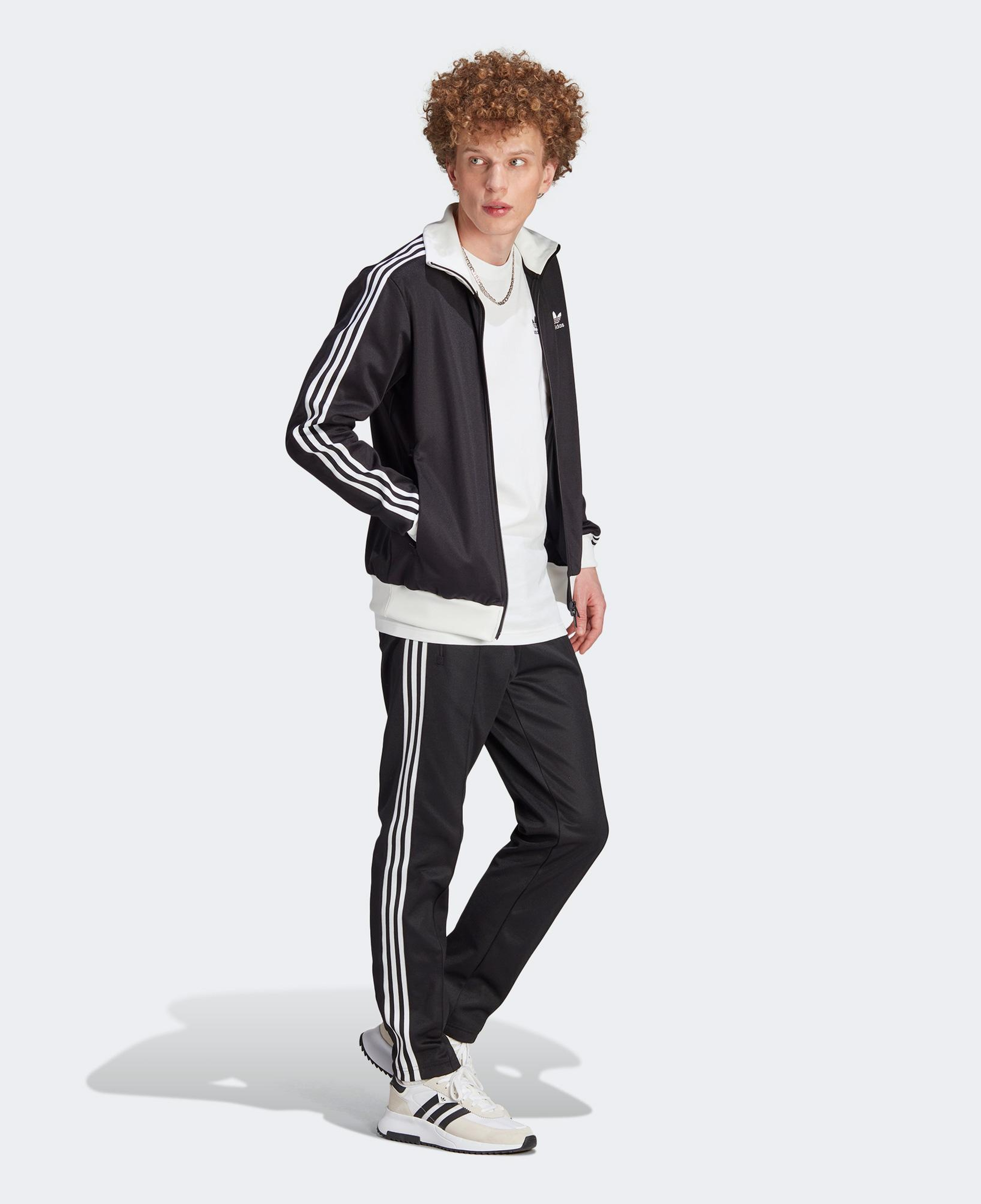 adidas Adicolor Classics Beckenbauer Erkek Siyah Eşofman Üstü