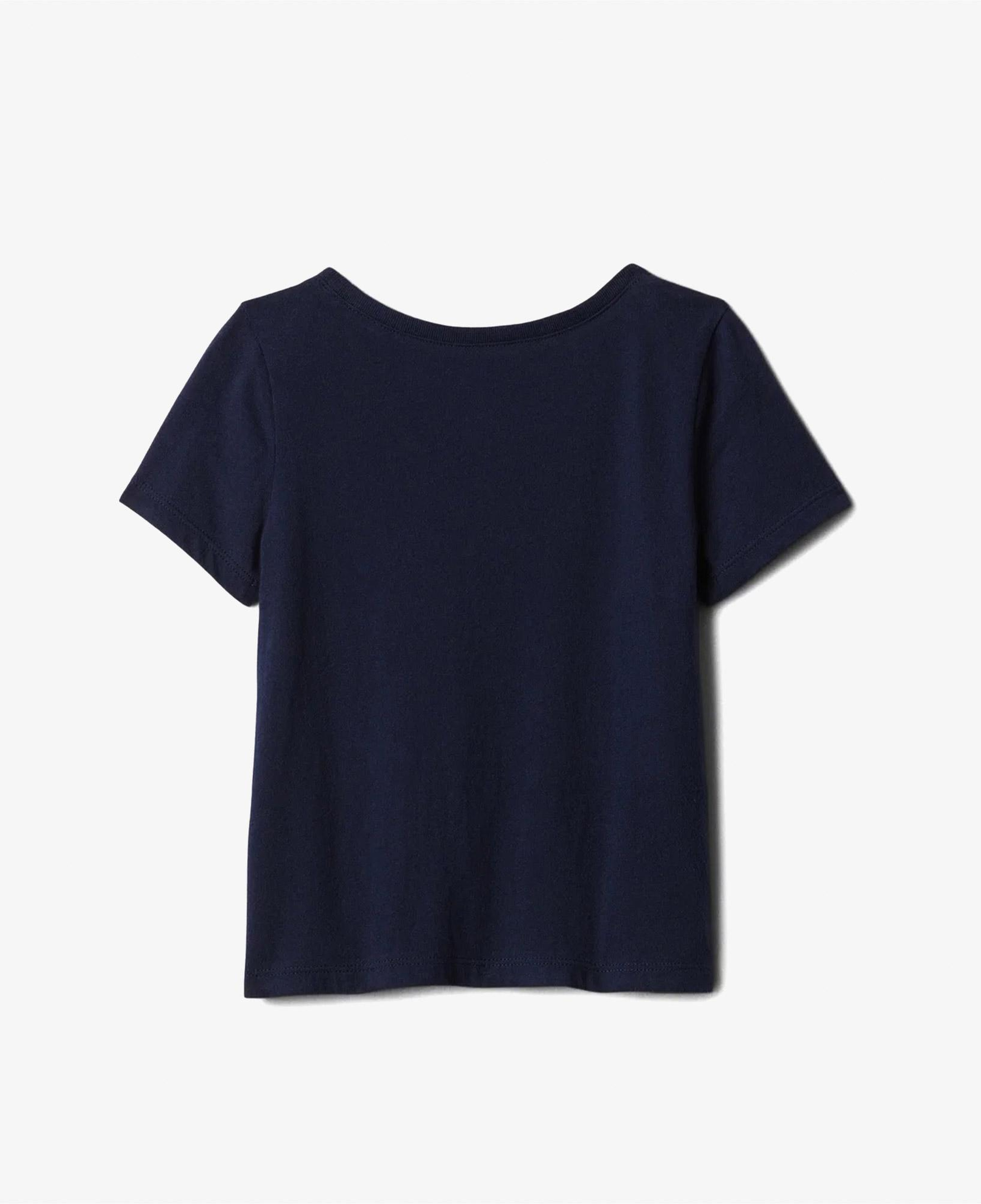 Gap V-Hs Ss Logo Çocuk Lacivert T-Shirt