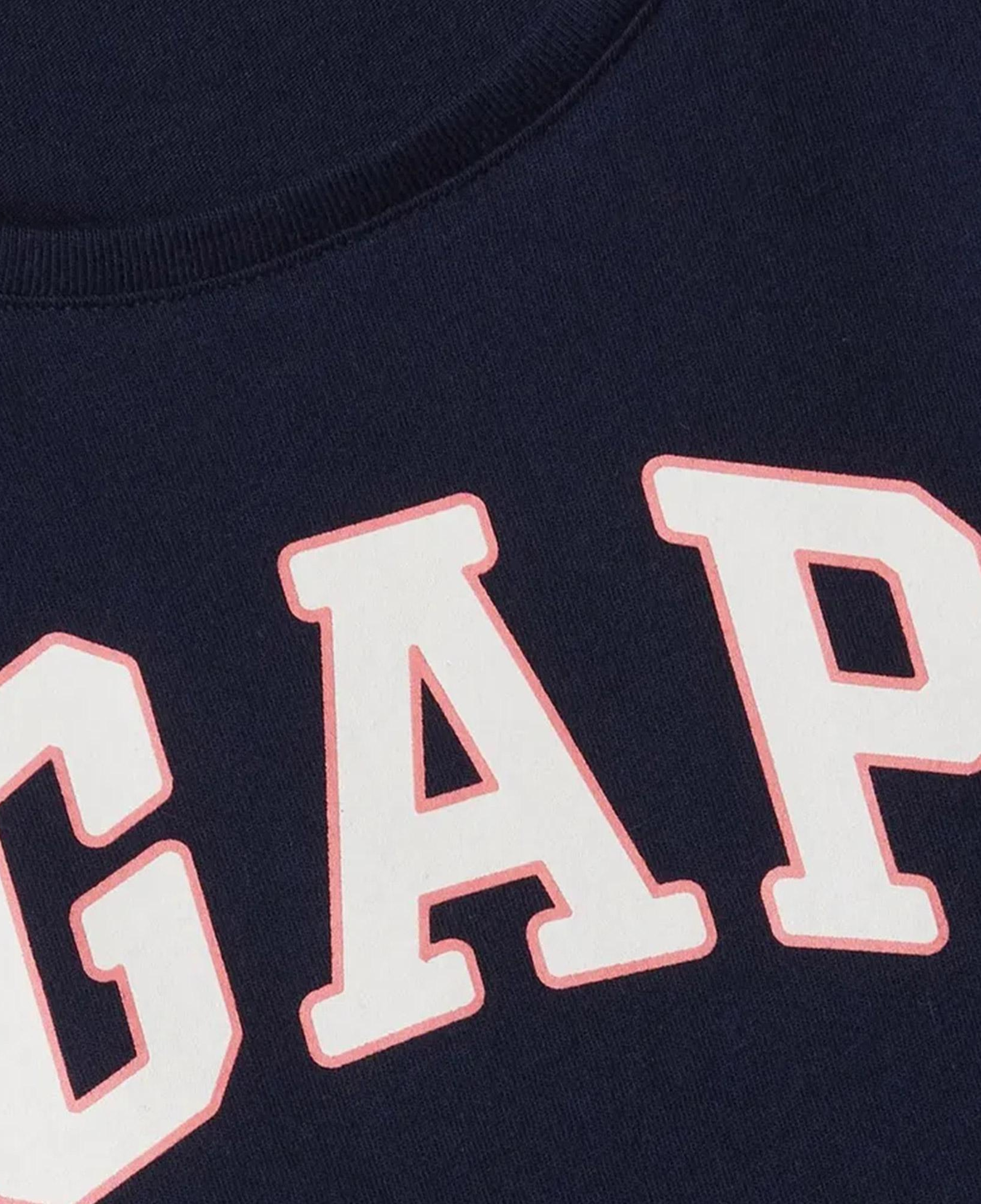 Gap V-Hs Ss Logo Çocuk Lacivert T-Shirt