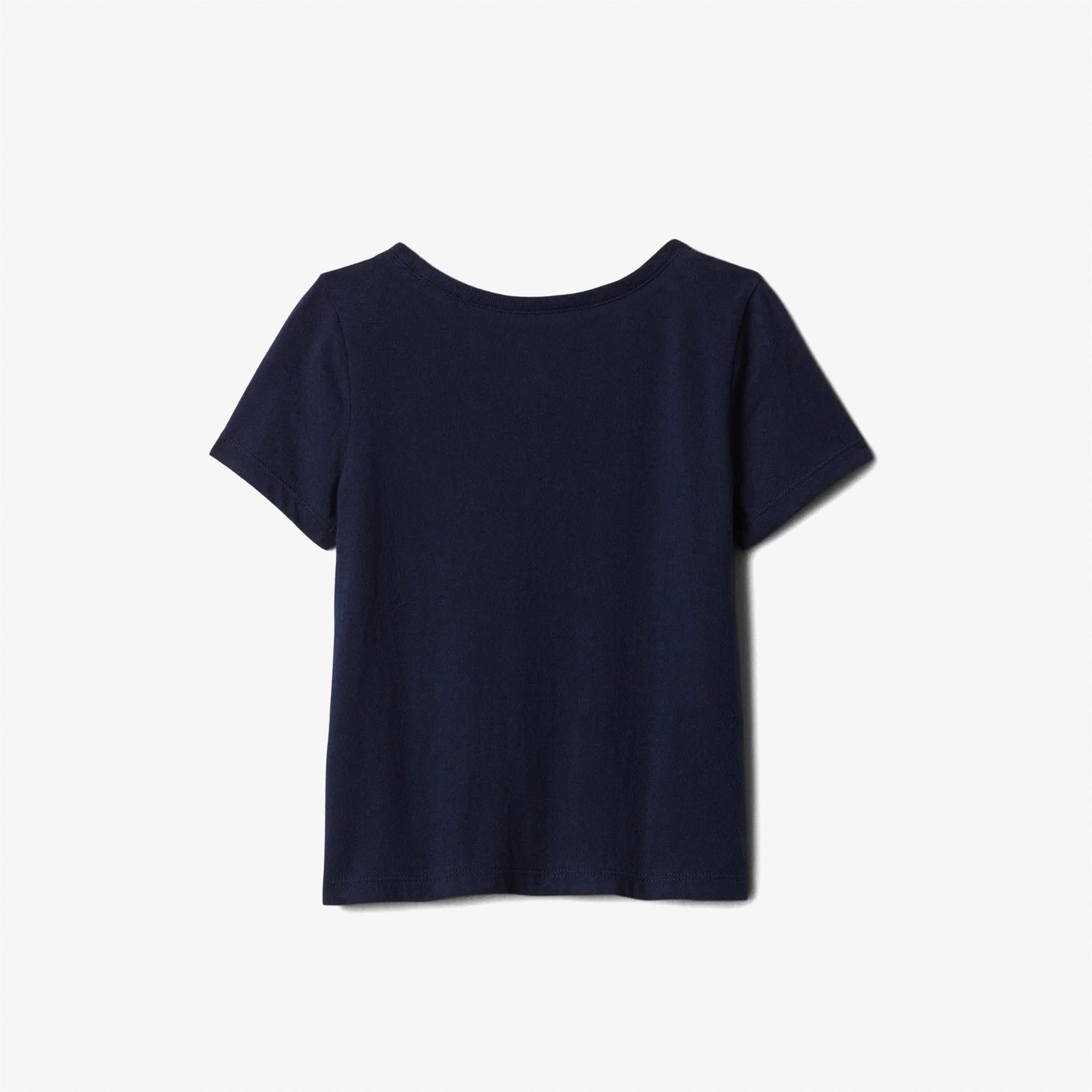 Gap V-Hs Ss Logo Çocuk Lacivert T-Shirt