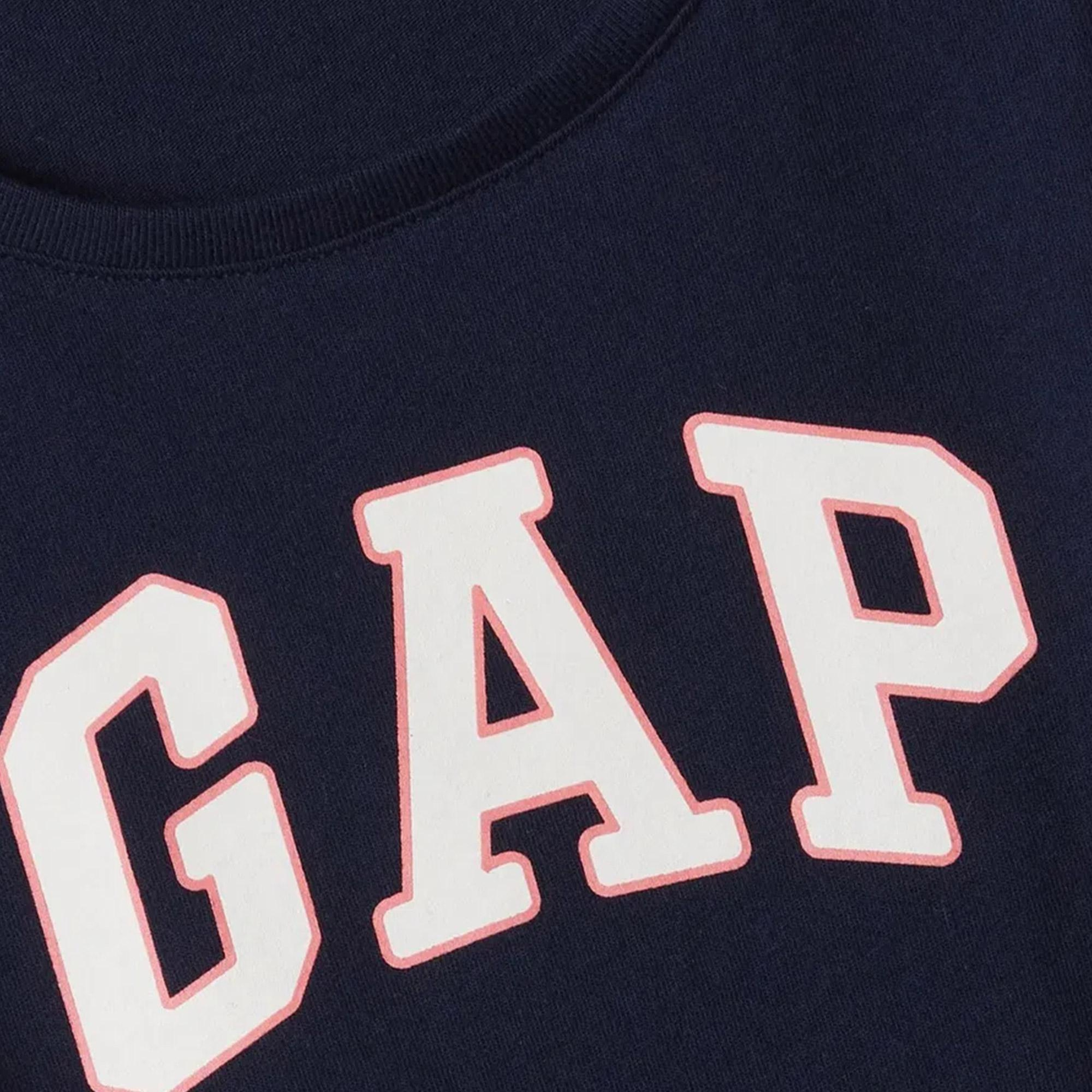 Gap V-Hs Ss Logo Çocuk Lacivert T-Shirt