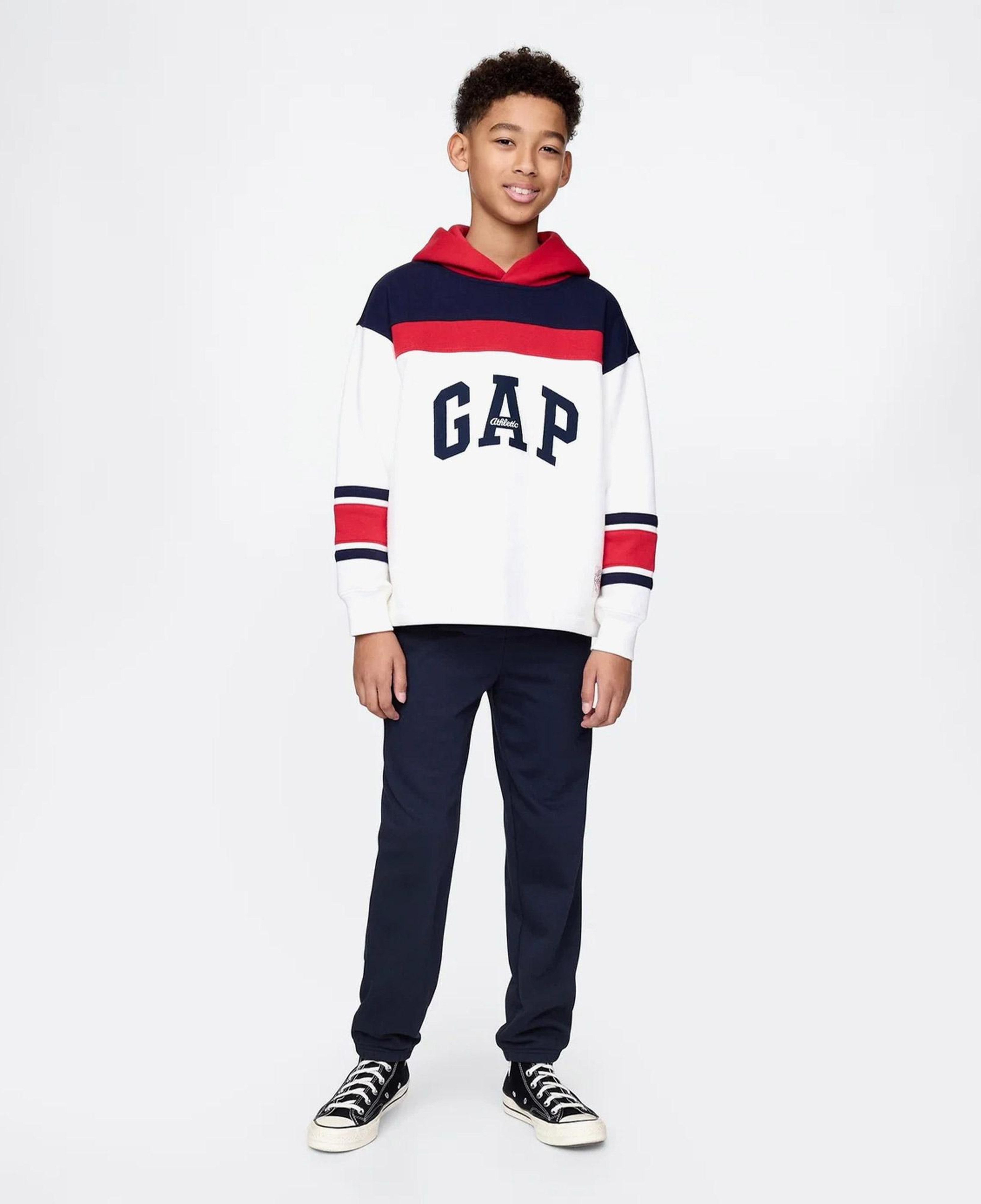 Gap V-Frch Bas Heritage Logo Çocuk Lacivert Eşofman Altı