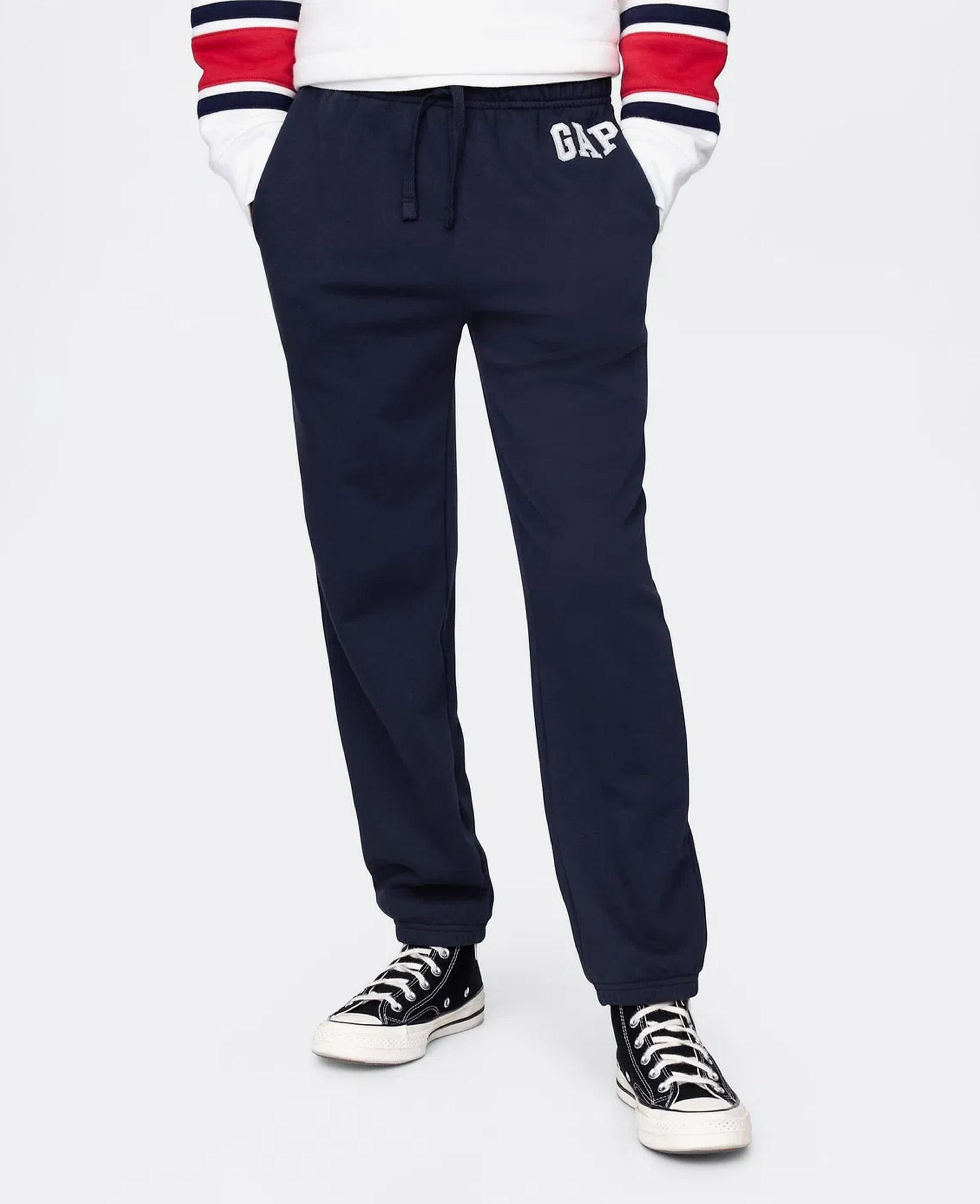 Gap V-Frch Bas Heritage Logo Çocuk Lacivert Eşofman Altı