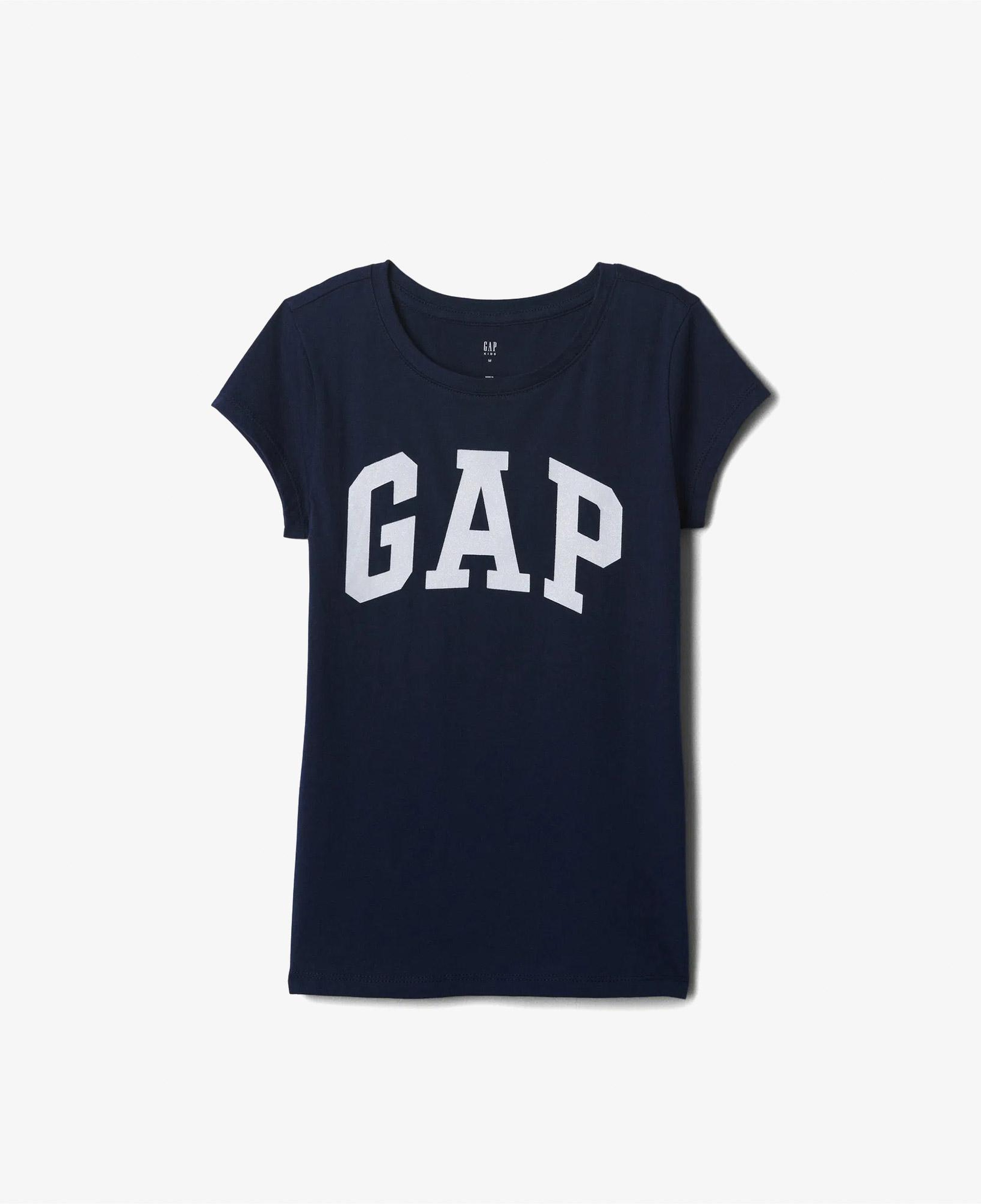 Gap V-Hs Ss Value Logo Çocuk Lacivert T-Shirt