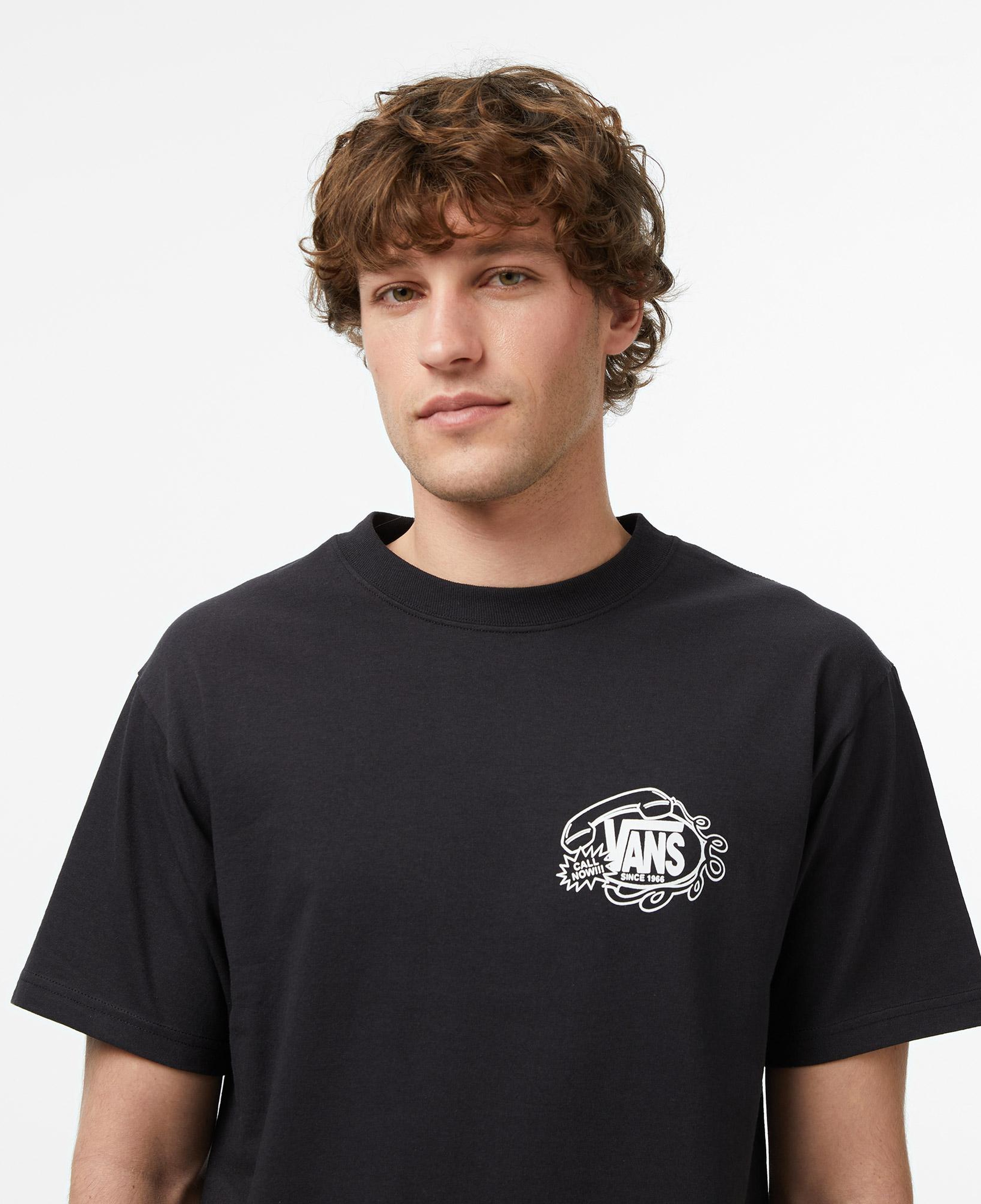 Vans Hot Lines Erkek Siyah T-Shirt