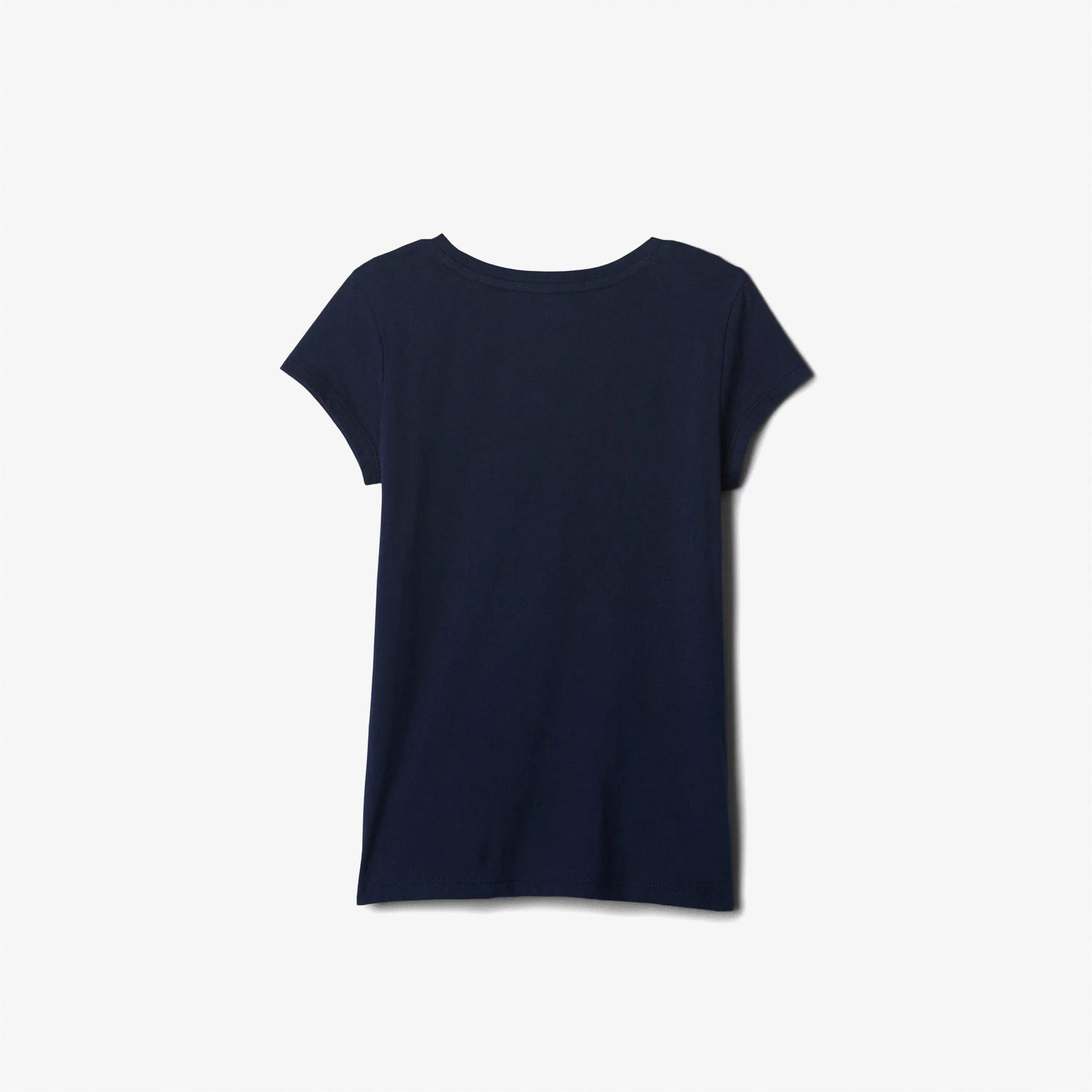 Gap V-Hs Ss Value Logo Çocuk Lacivert T-Shirt