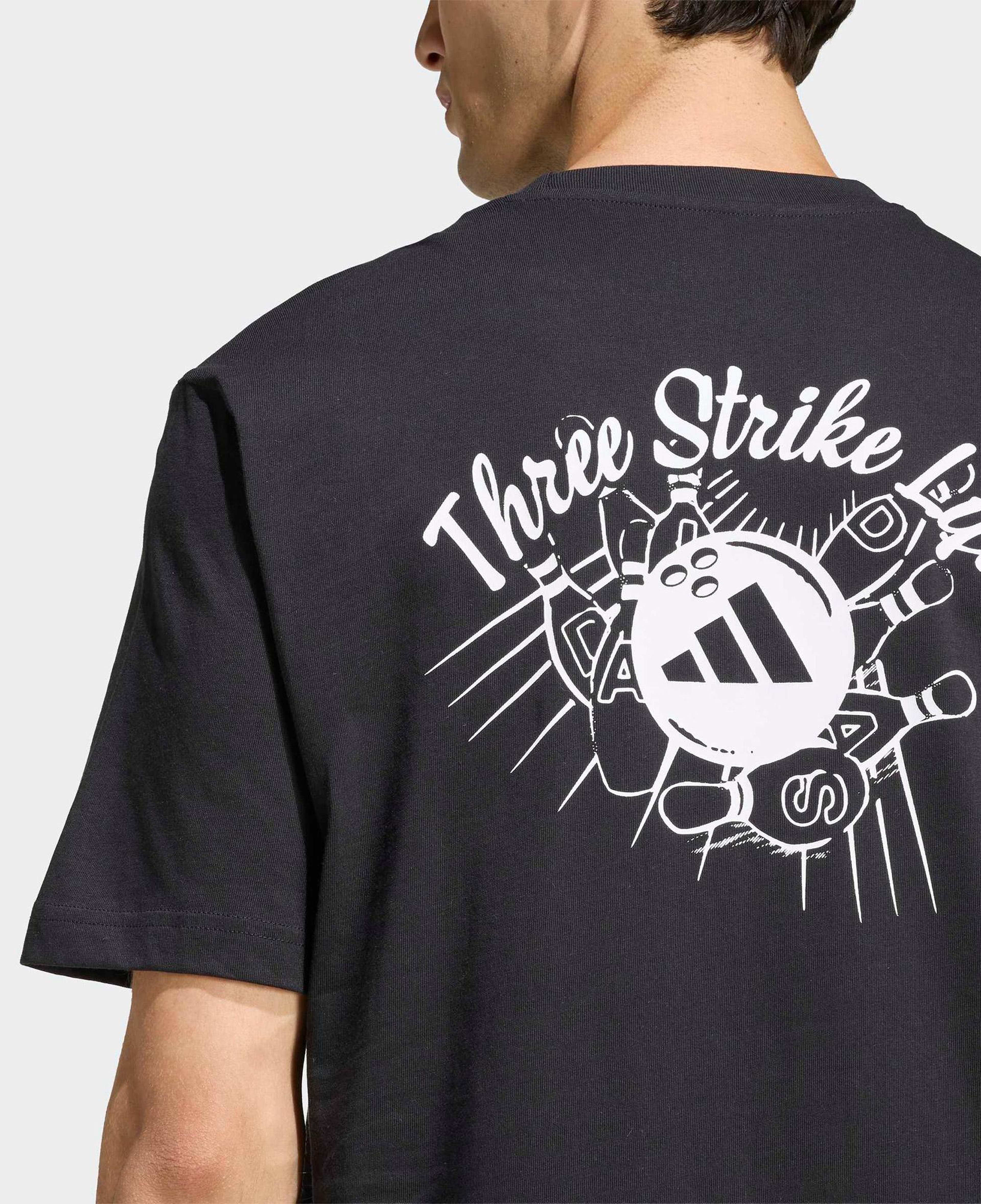 adidas Novelty Bowl Grafik Erkek Siyah Antrenman T-Shirt