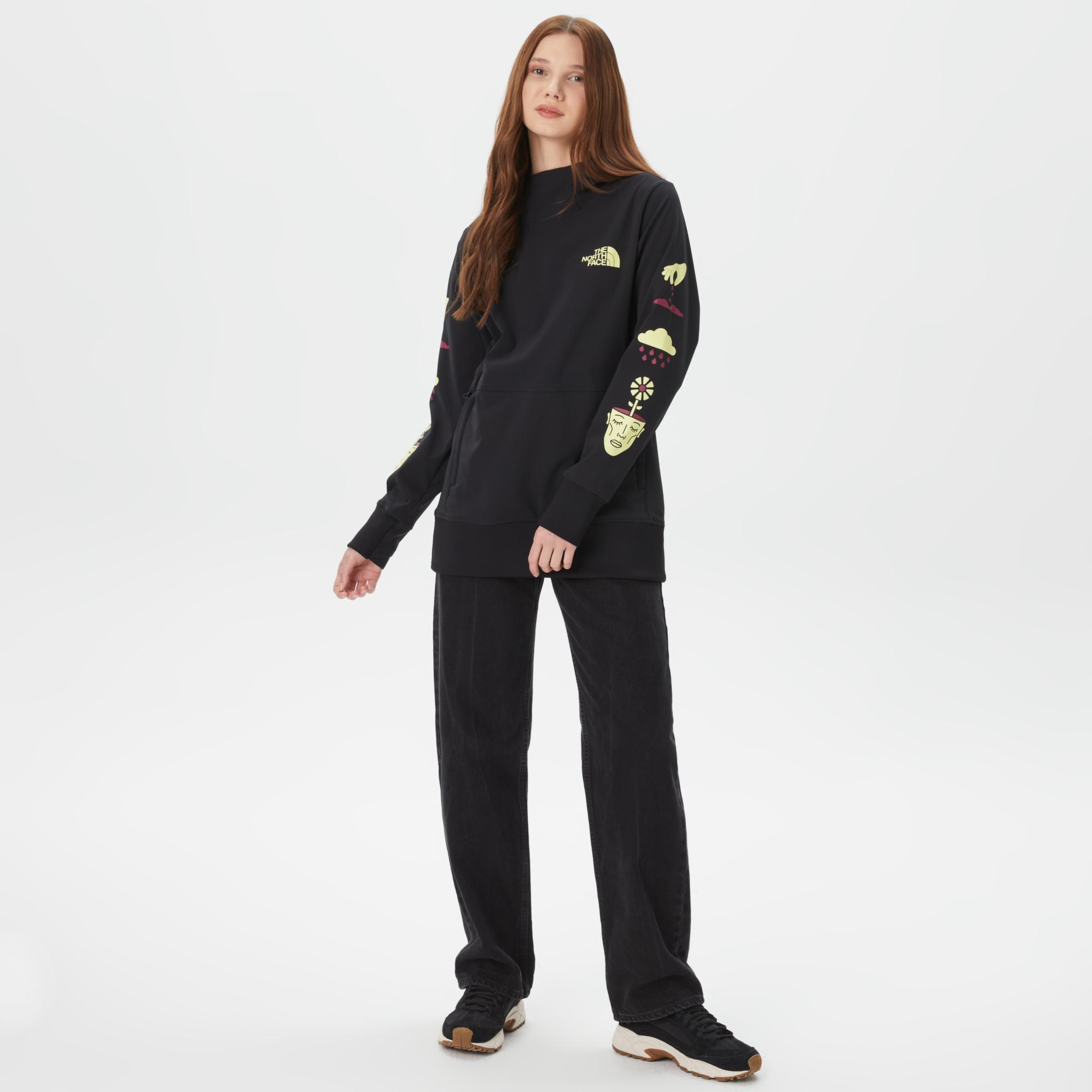 The North Face Tekno Pullover Siyah Kadın Hoodie