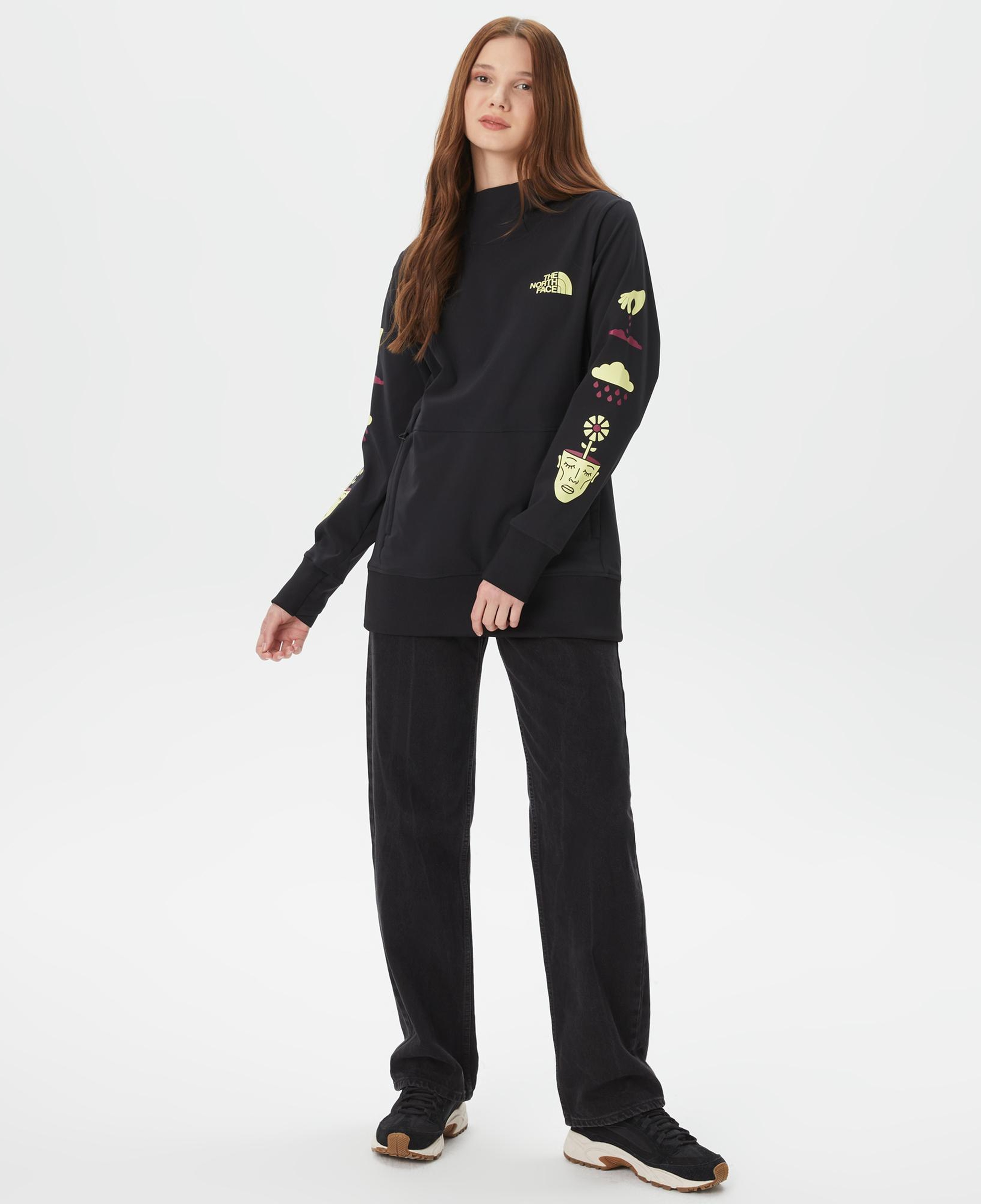 The North Face Tekno Pullover Siyah Kadın Hoodie