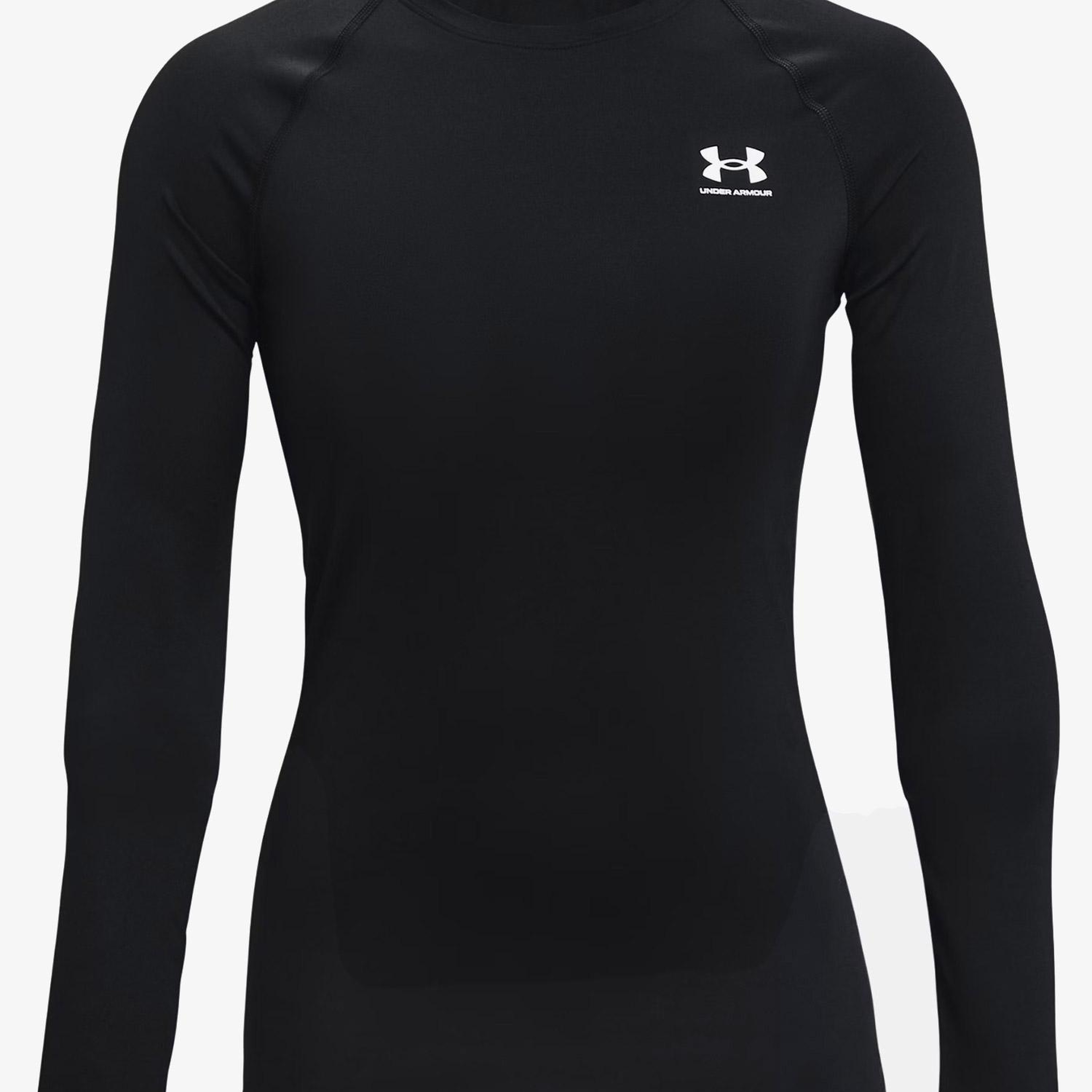 Under Armour Heat Gear Authentics Comp Kadın Siyah Uzun Kollu Antrenman İçliği