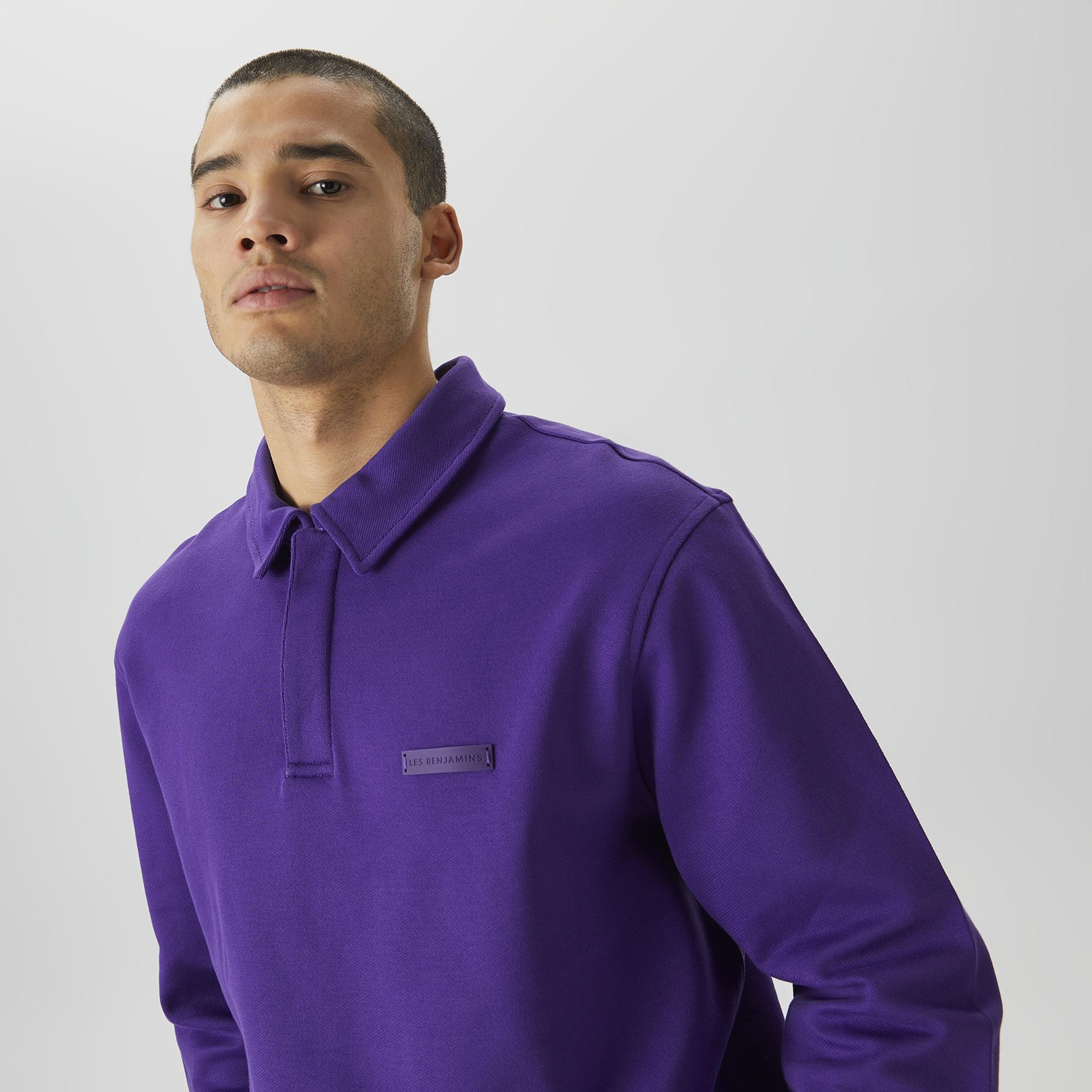 Les Benjamins Essential Erkek Mor Polo