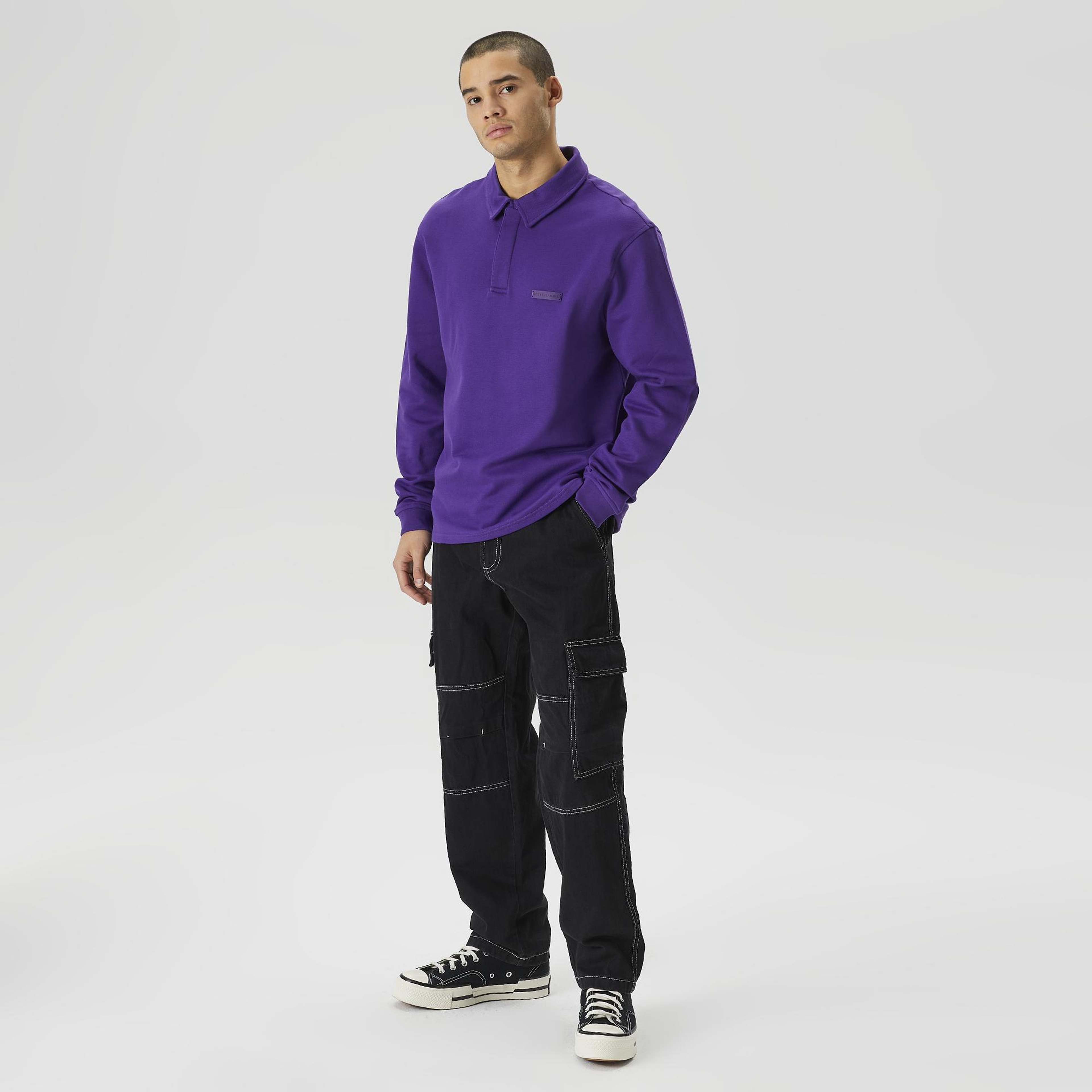 Les Benjamins Essential Erkek Mor Polo