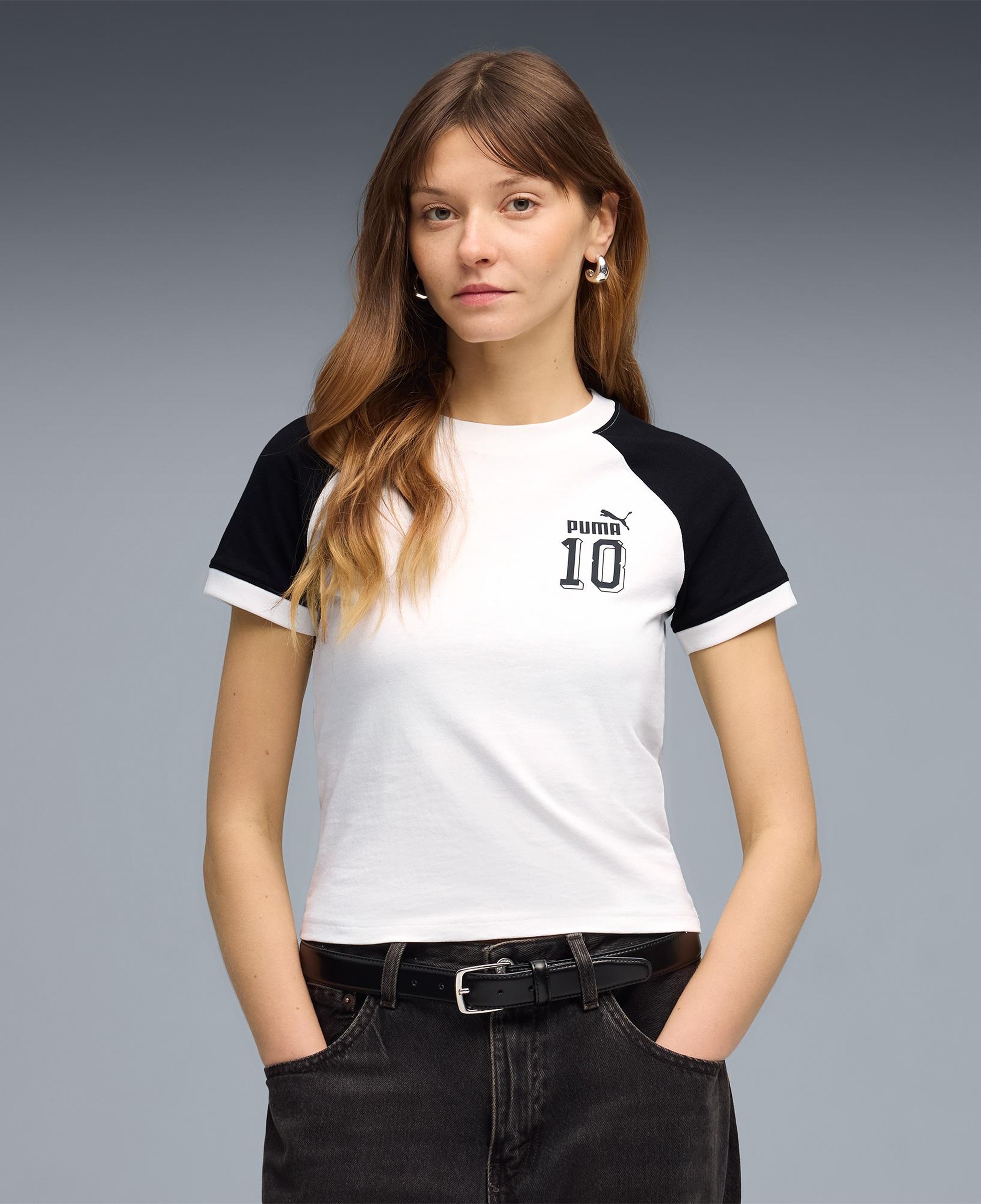 Puma Future Archive Kadın Beyaz T-Shirt