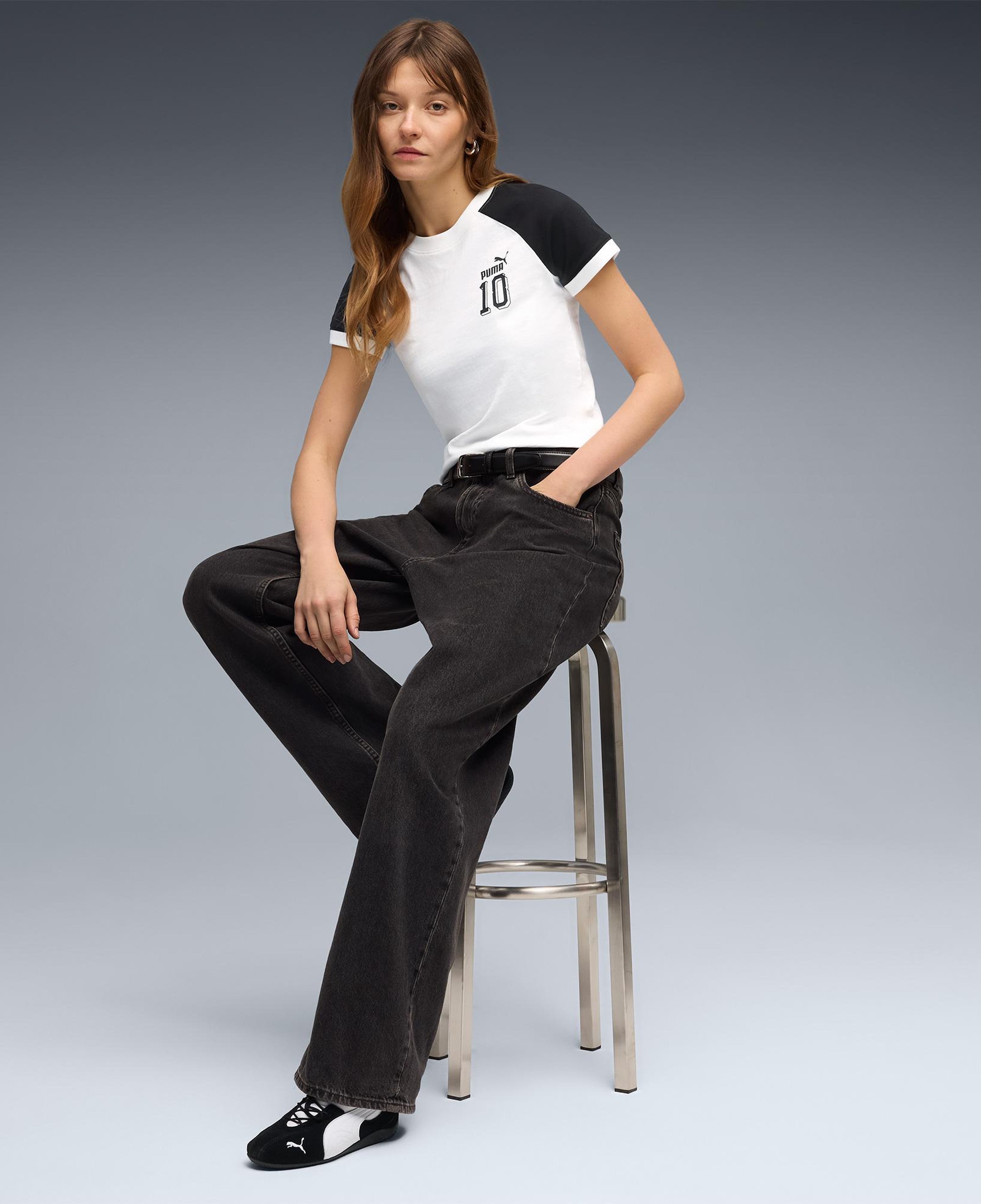 Puma Future Archive Kadın Beyaz T-Shirt