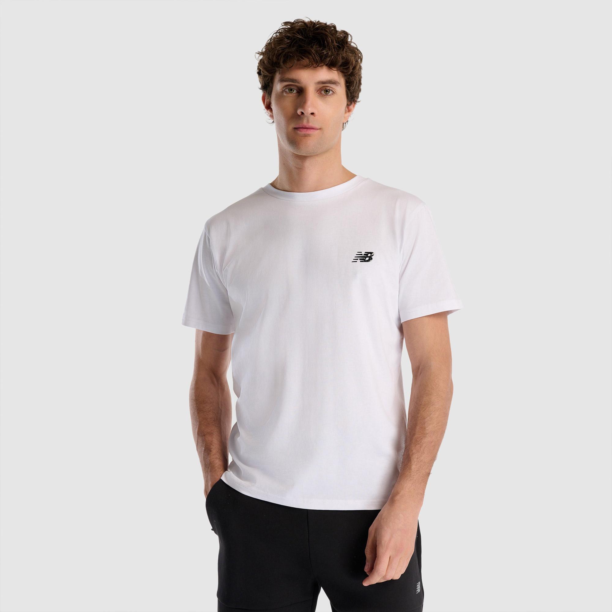 New Balance MNT1537 Lifestyle Erkek Beyaz T-Shirt