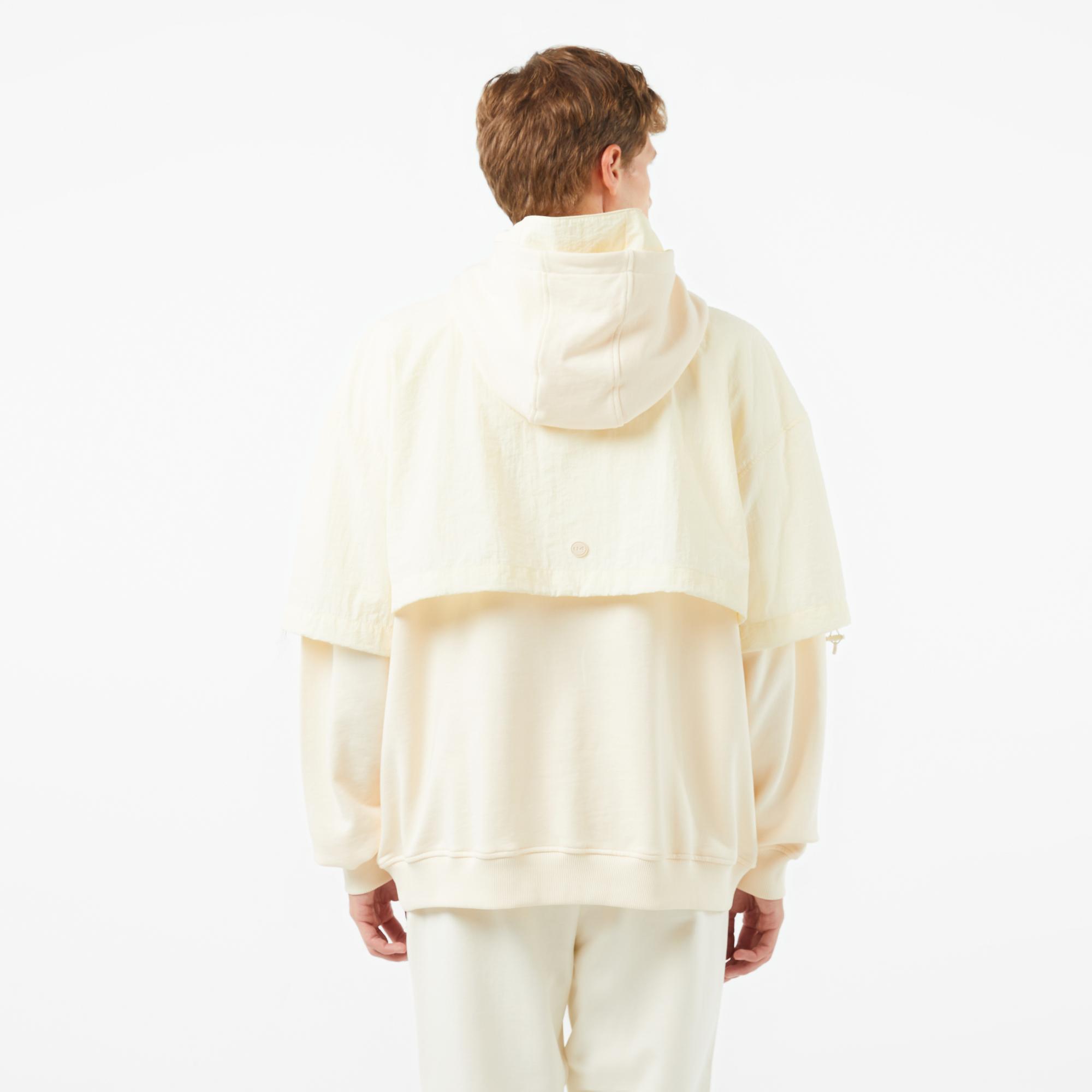 UNITED4 Astronot Erkek Krem Hoodie