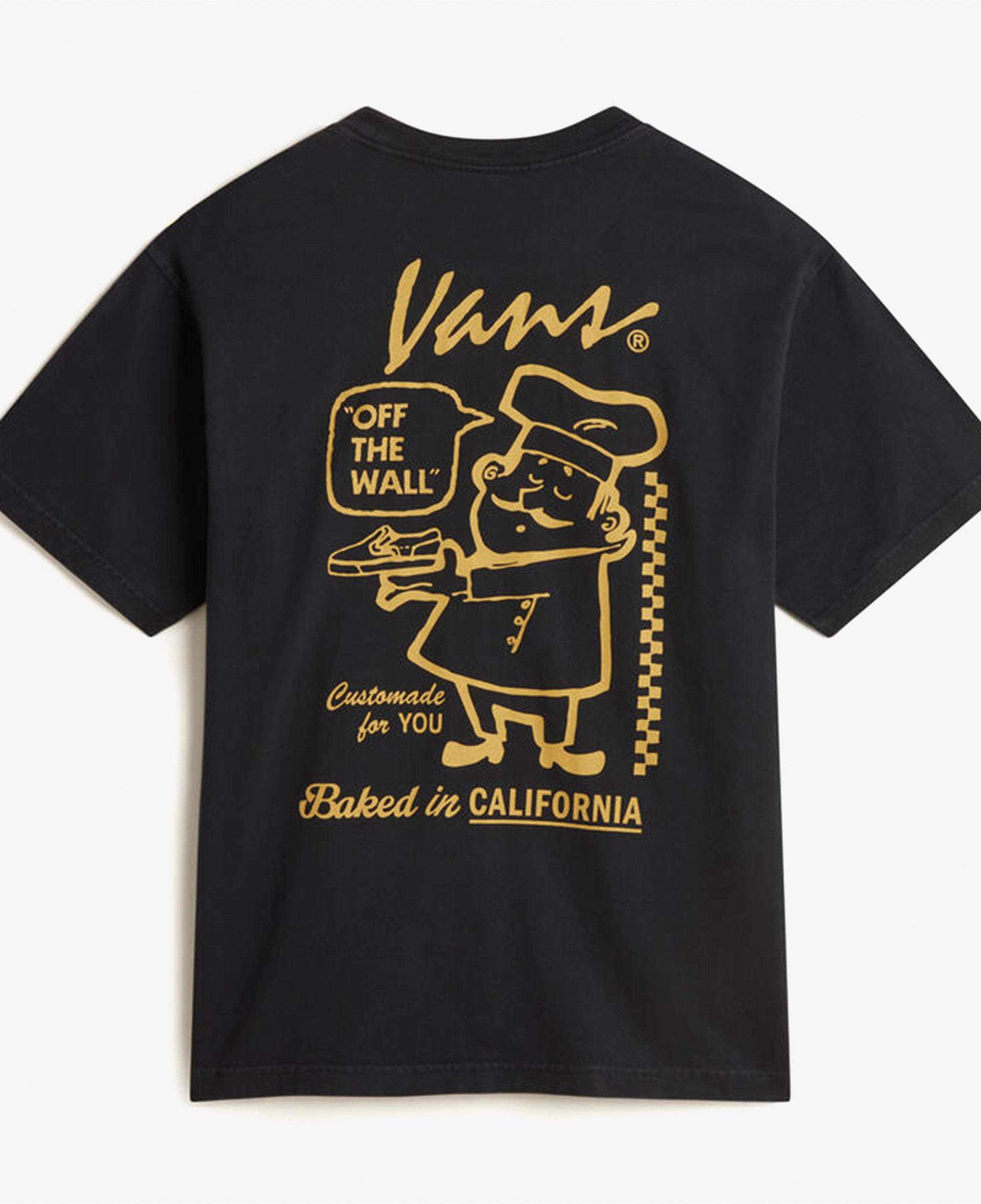 Vans 66 Baked in Loose Ss Erkek Siyah T-Shirt