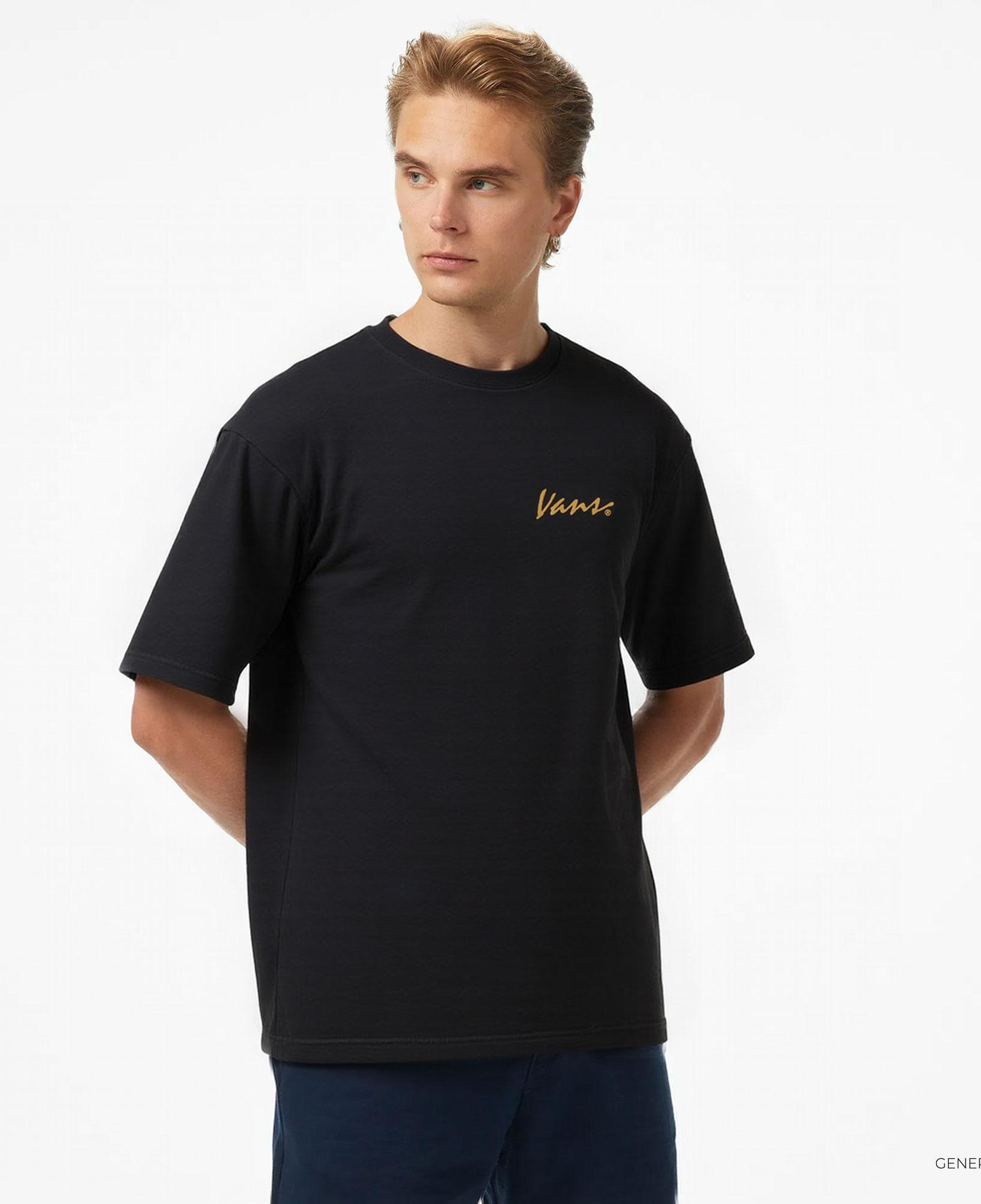 Vans 66 Baked in Loose Ss Erkek Siyah T-Shirt