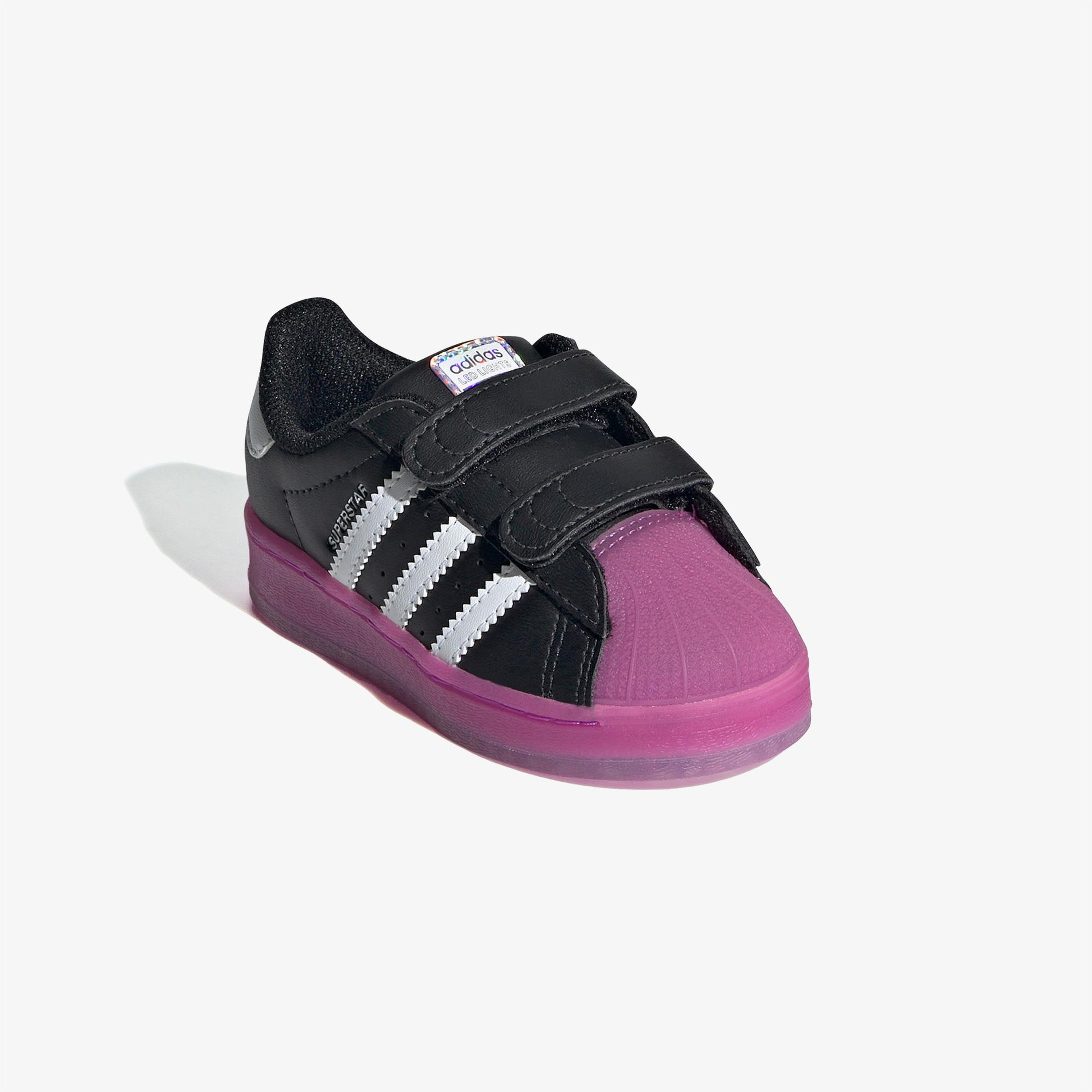 adidas Superstar LED Light Bebek Siyah Ayakkabı