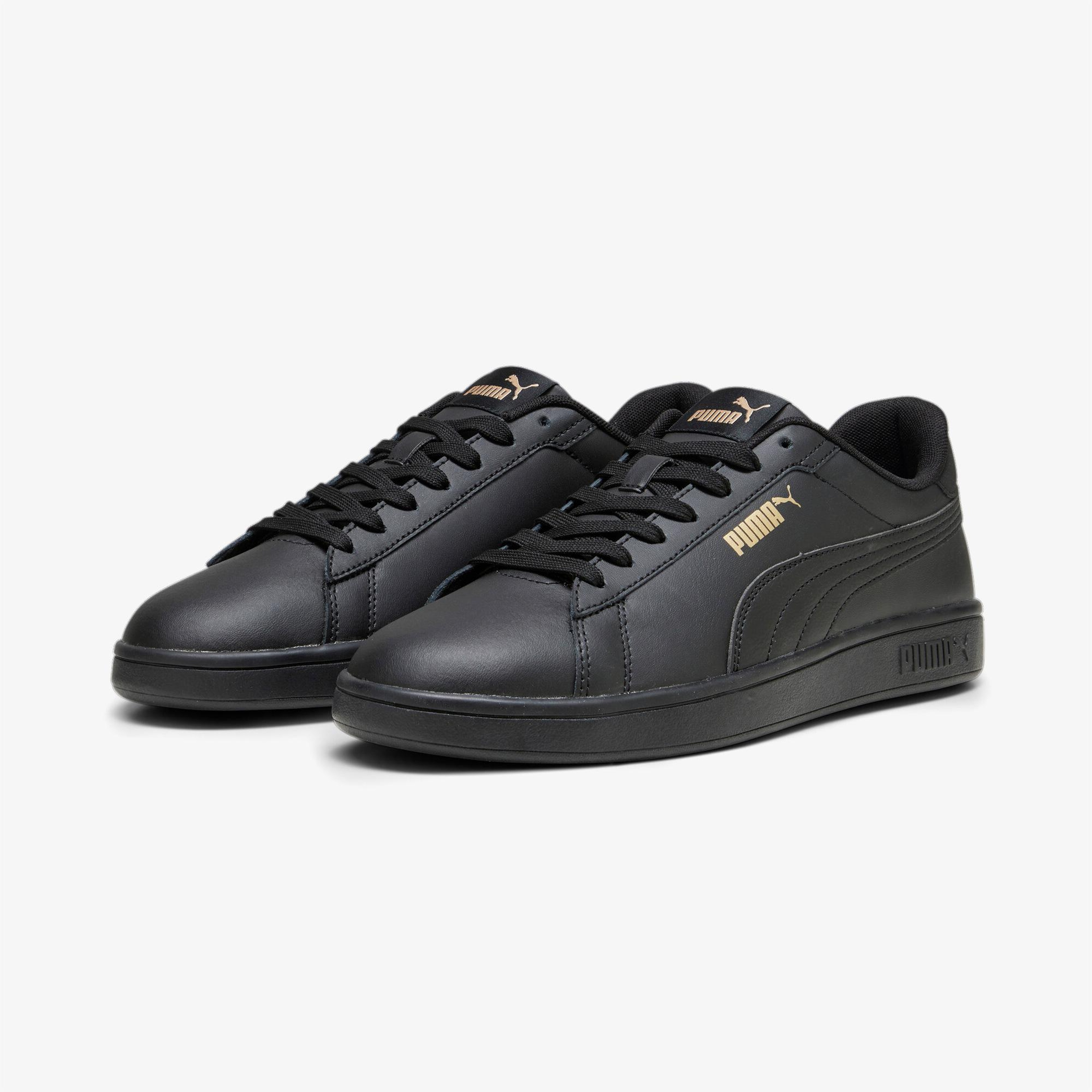 Puma Smash 3.0 Erkek Siyah Spor Ayakkabı