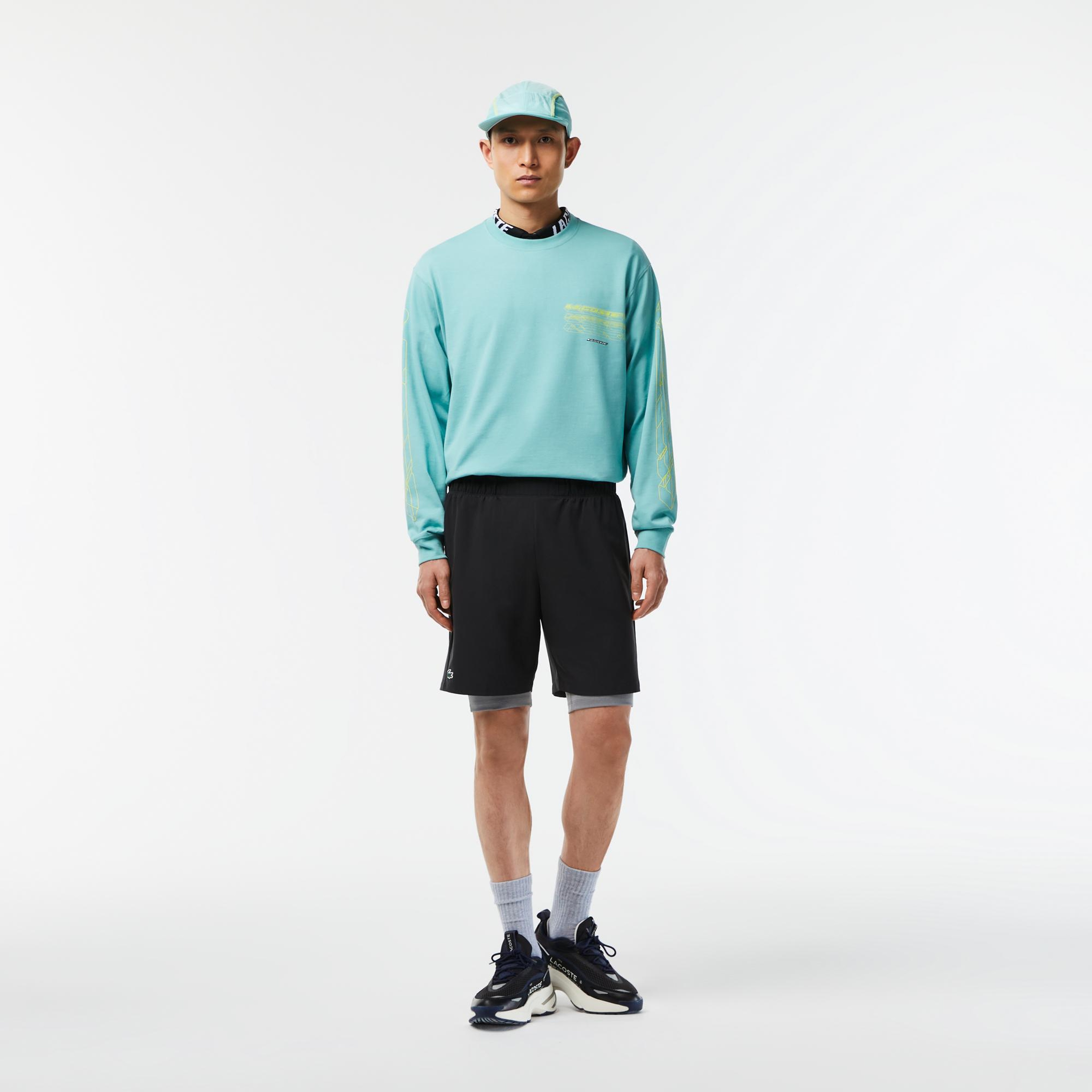 Lacoste  Regular Fit Erkek Siyah Şort