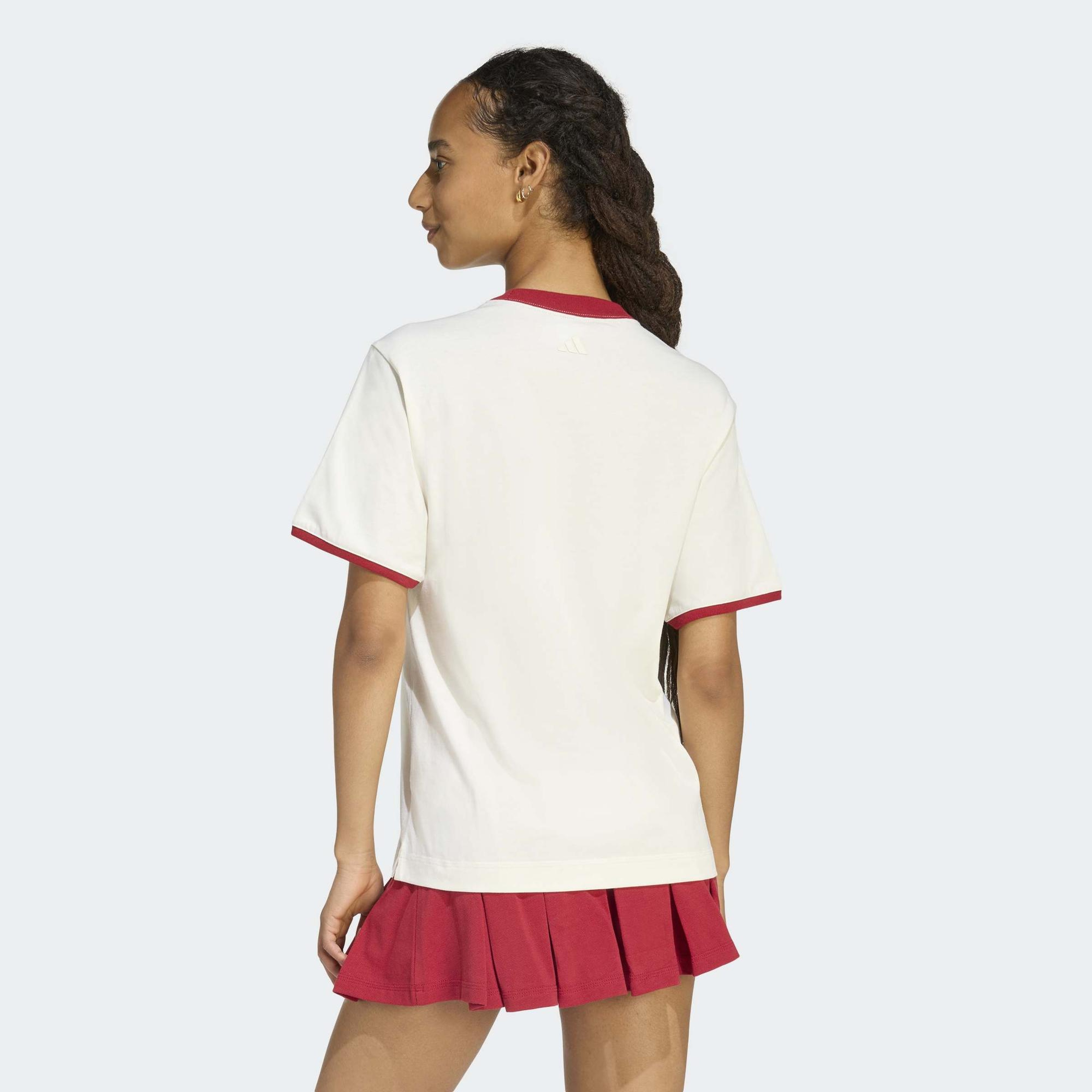 adidas Cp Kadın Beyaz Antrenman T-Shirt