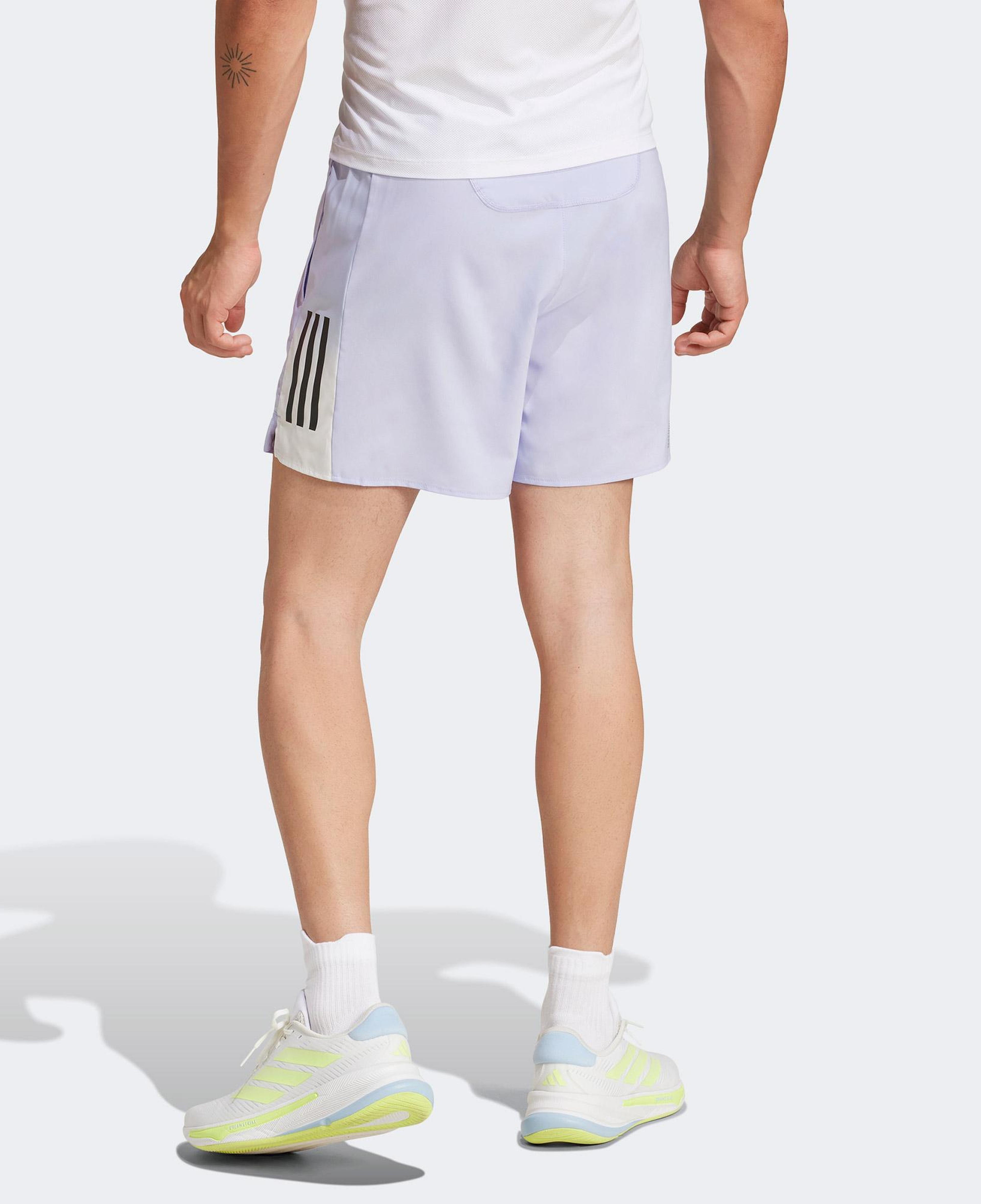 adidas Own The Run Climacool Colorblock Erkek Mor Koşu Şortu