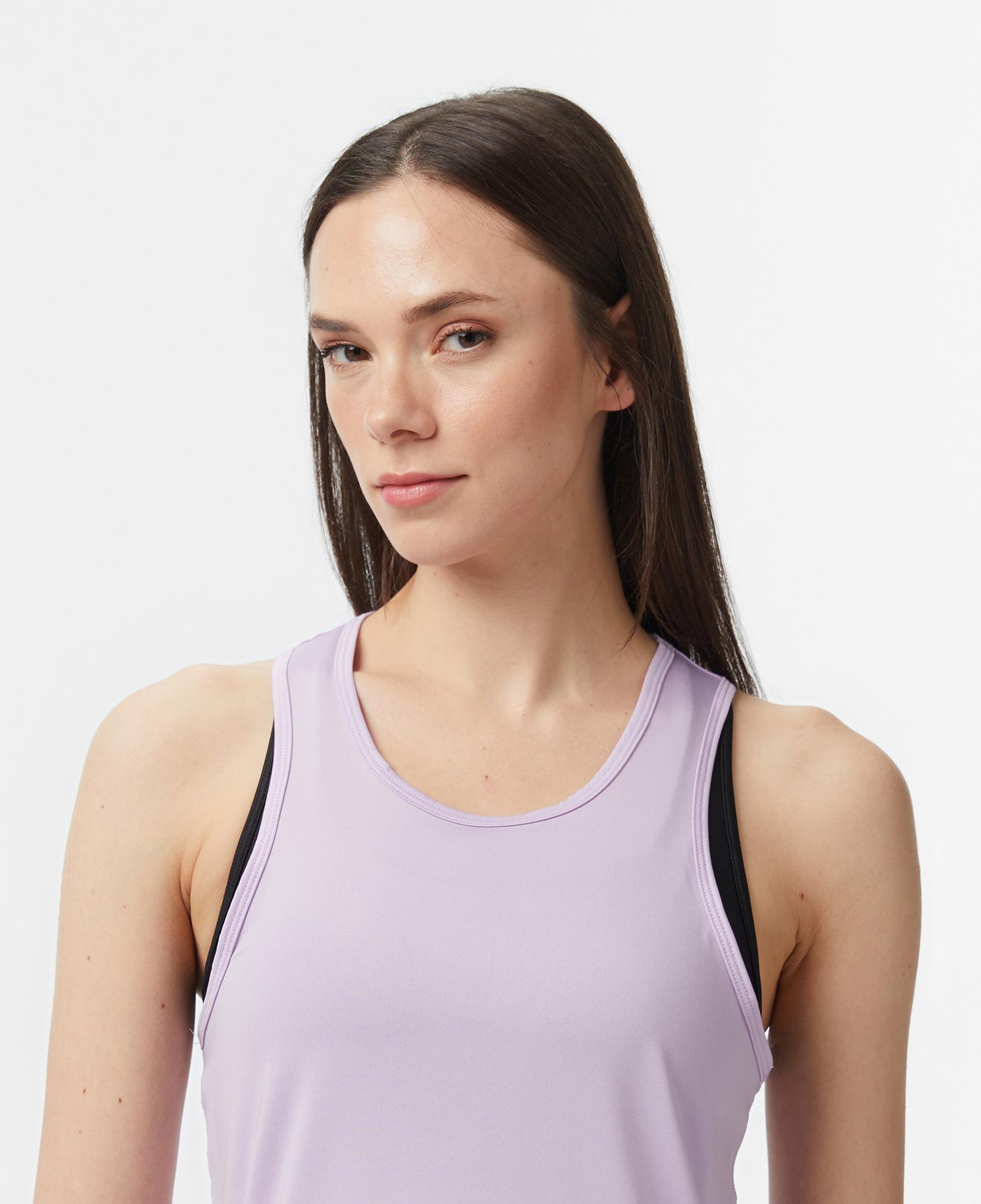 Energetics Glory VI SL Kadın Mor Antrenman T-Shirt