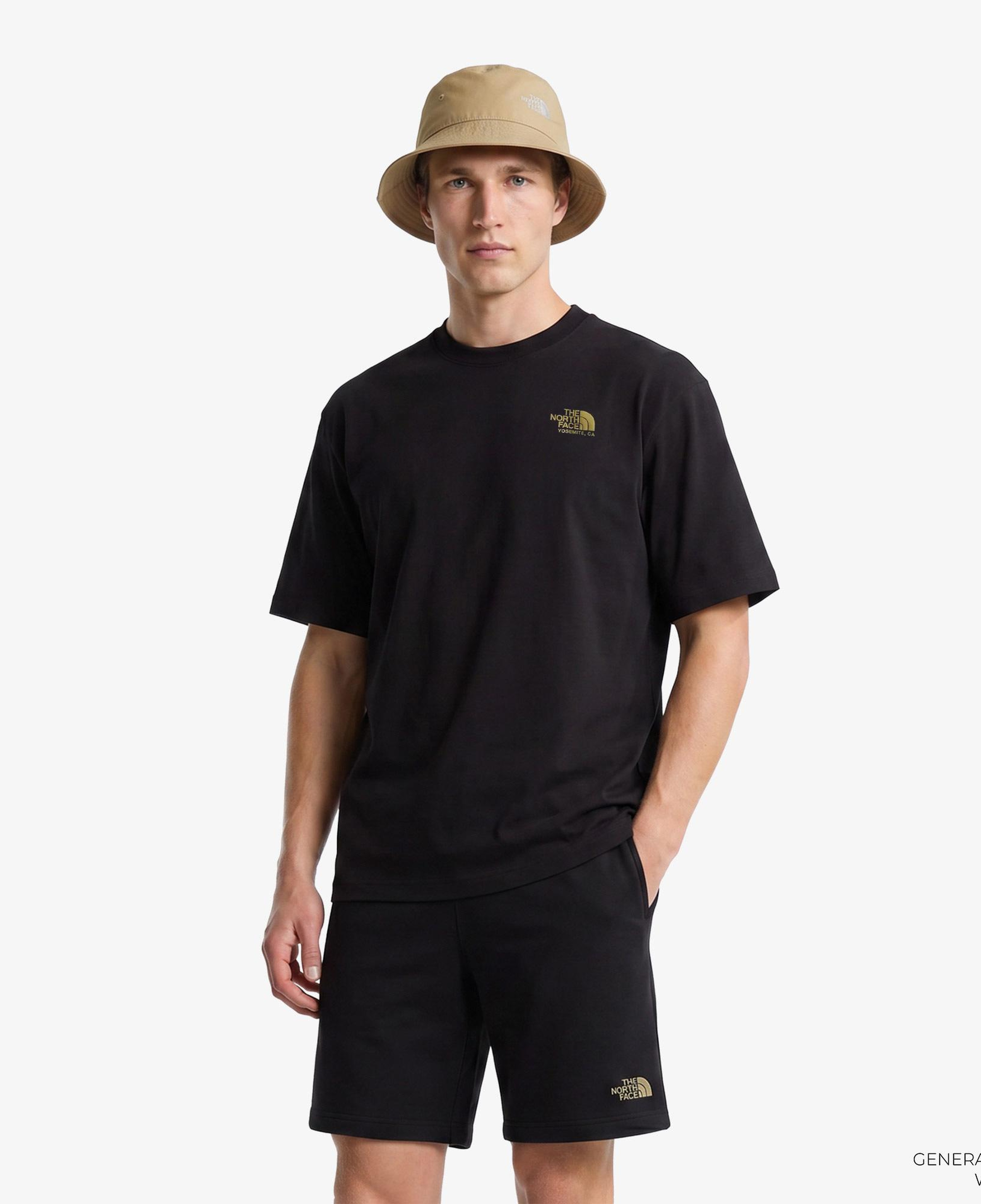 The North Face Plant Amp Flora Oversize Sleev Erkek Siyah T-Shirt
