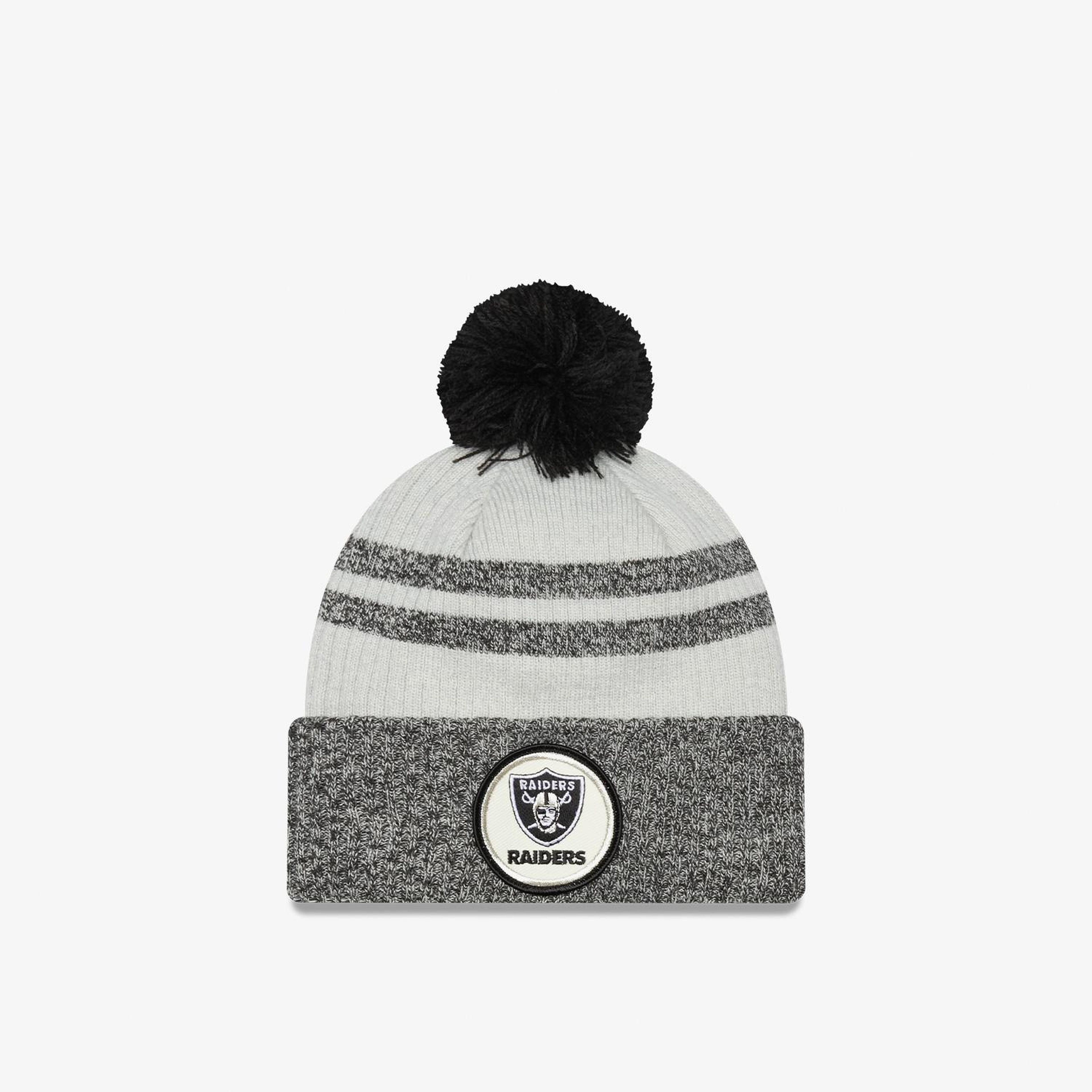 New Era Raiders NFL Sideline Historic Cuff Pom Unisex Gri Bere