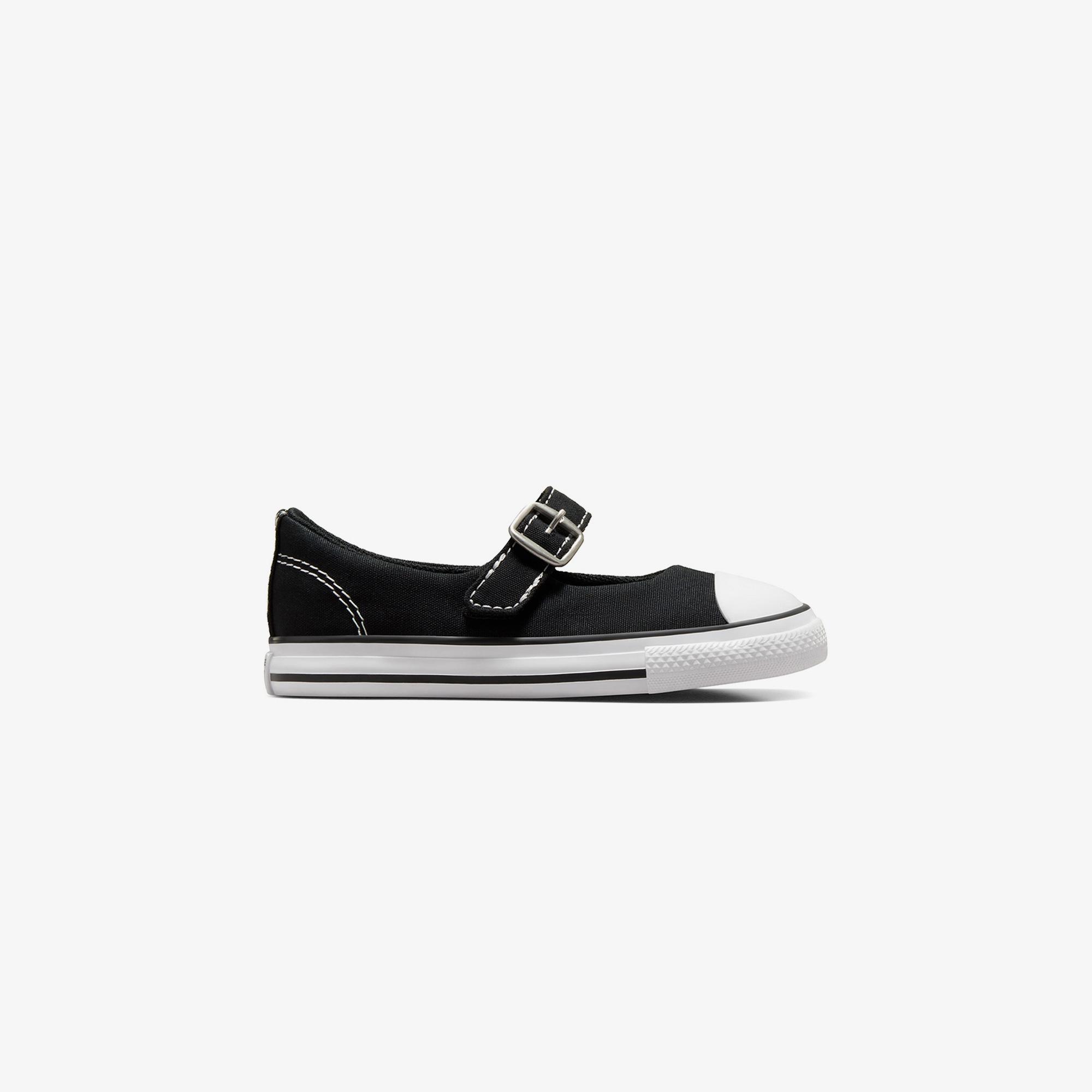 Converse Chuck Taylor All Star Dainty Mary Jane Bebek Siyah Babet