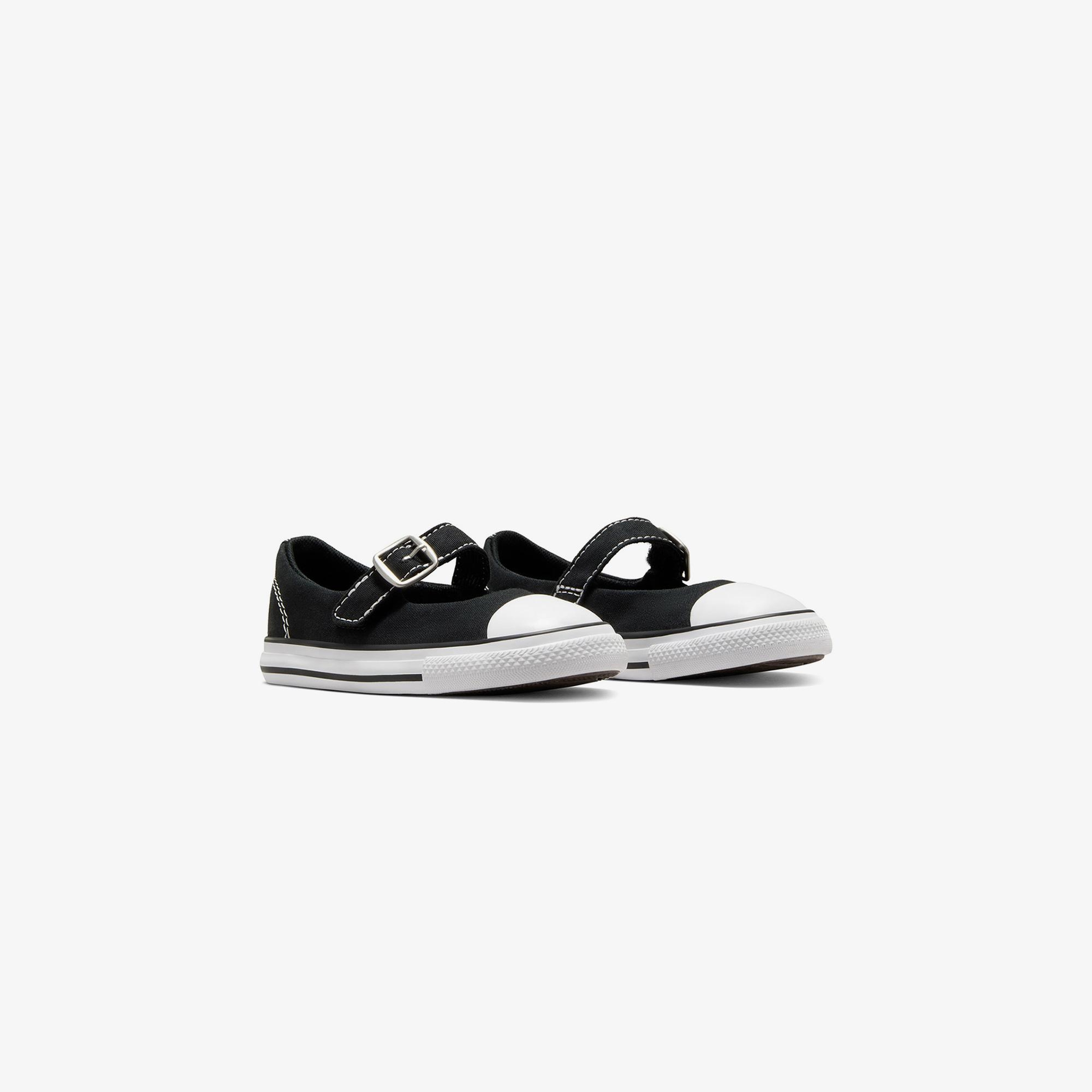 Converse Chuck Taylor All Star Dainty Mary Jane Bebek Siyah Babet