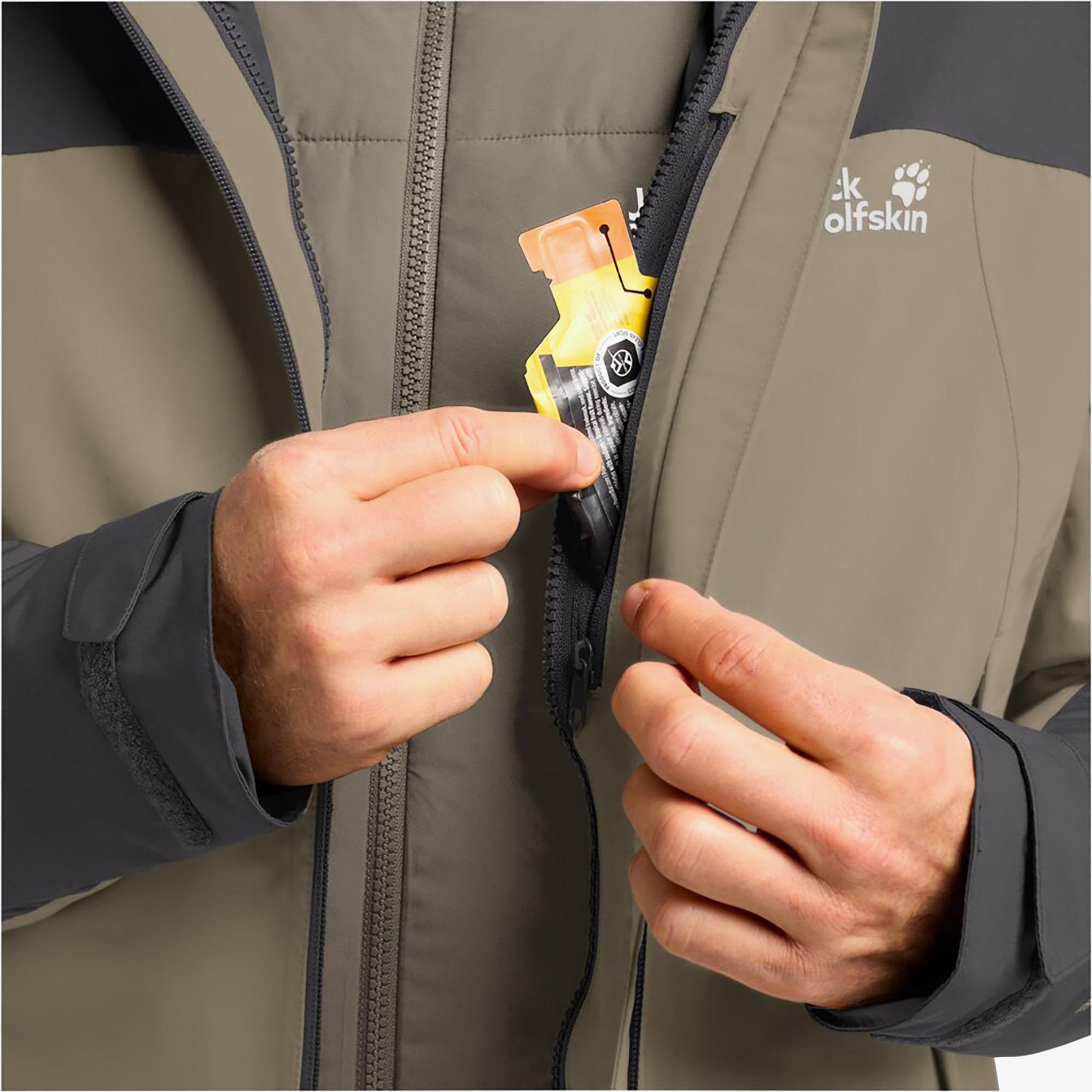 Jack Wolfskin Wild Places 3in1 Erkek Bej Ceket