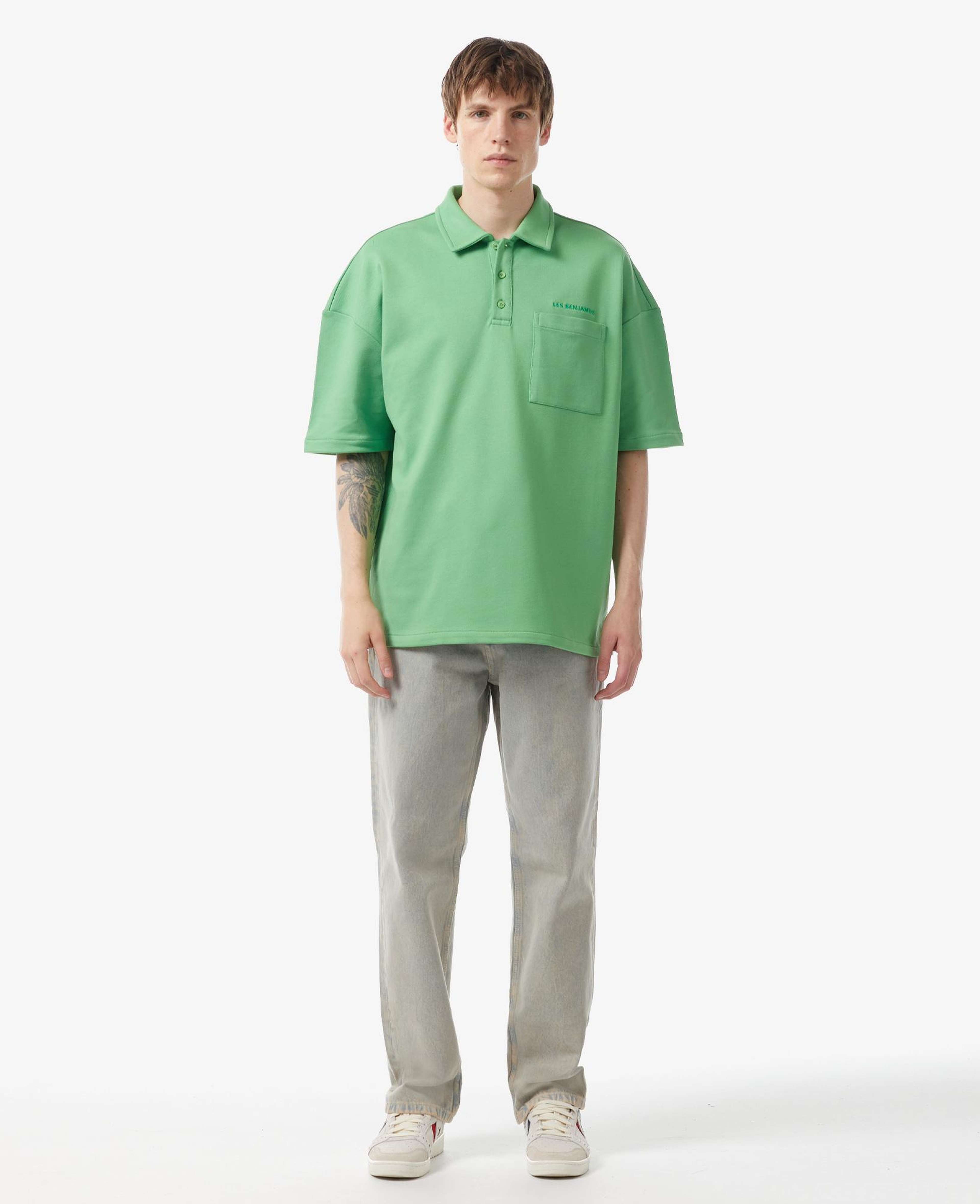Les Benjamins Essential 305 Erkek Yeşil Polo