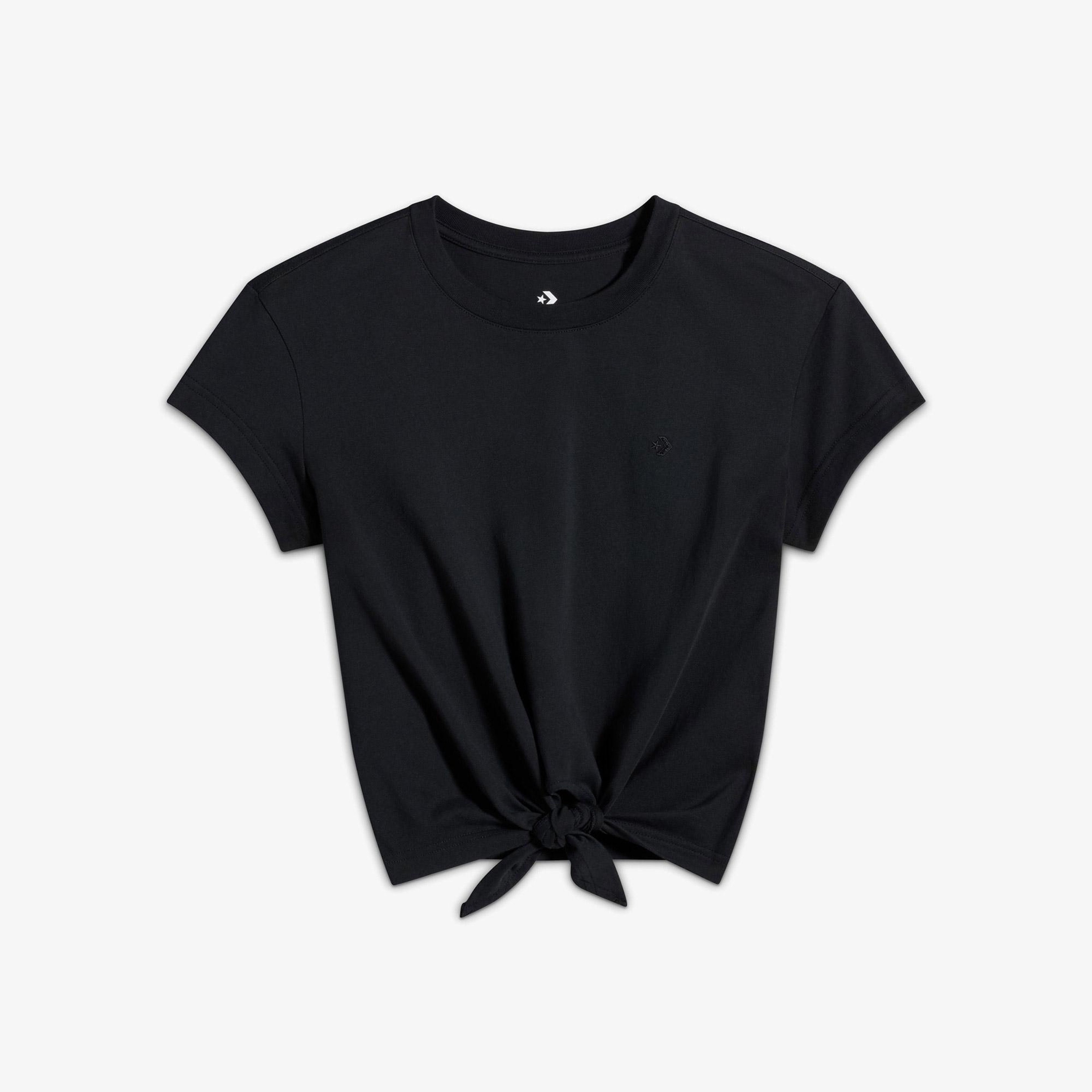 Converse Kadın Siyah T-Shirt