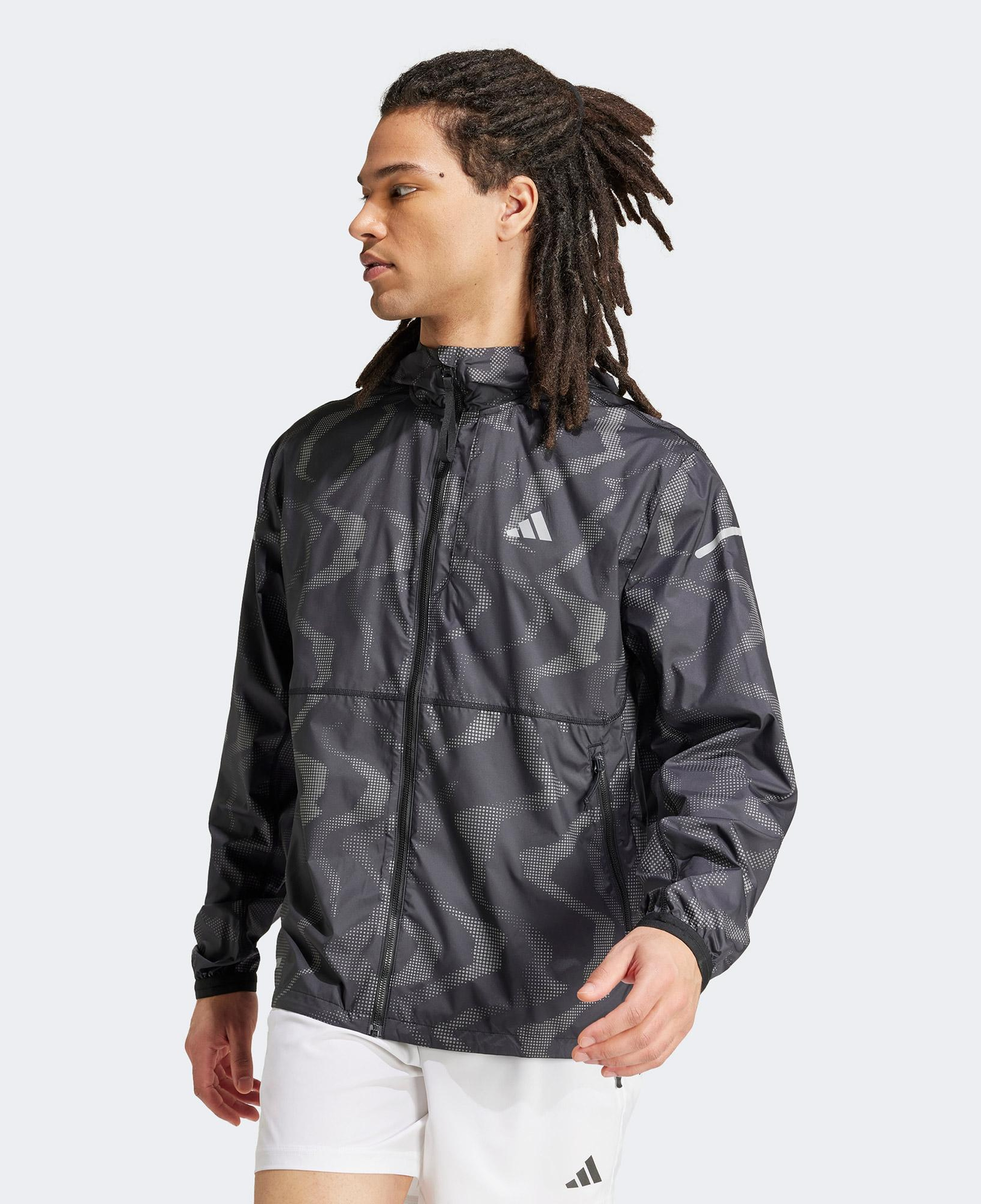 adidas Performance Ultimate Wind Erkek Siyah Koşu Ceketi