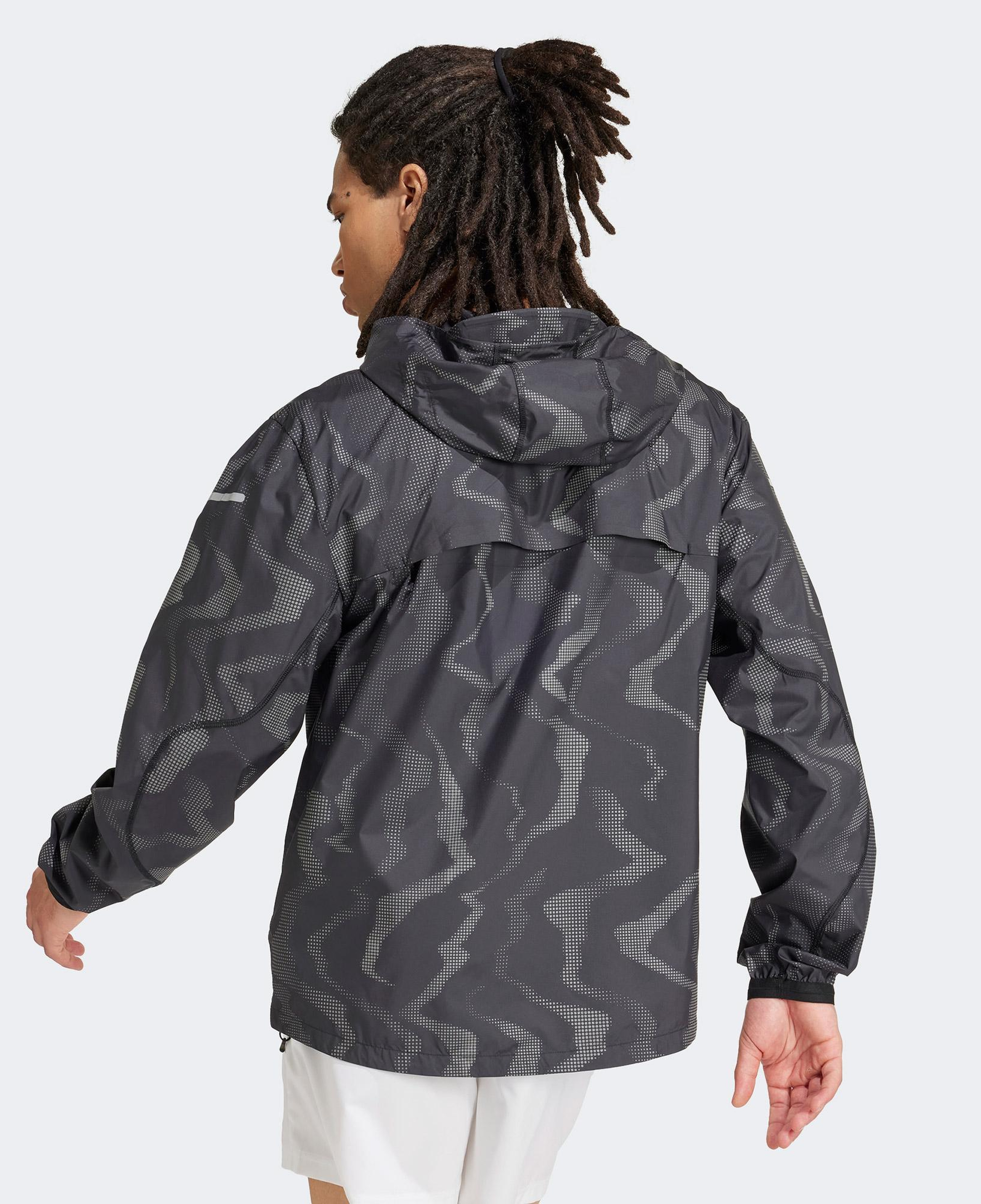 adidas Performance Ultimate Wind Erkek Siyah Koşu Ceketi