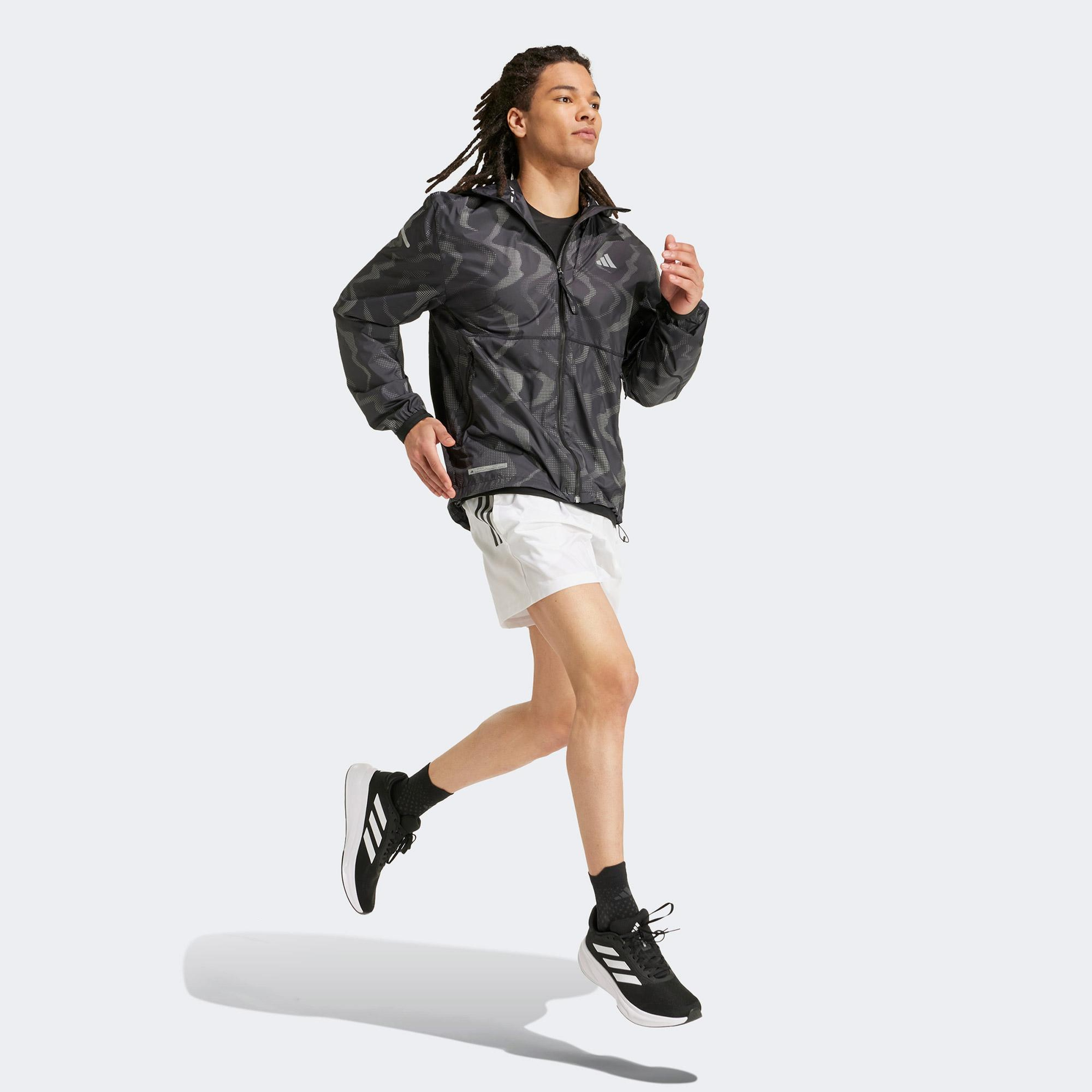 adidas Performance Ultimate Wind Erkek Siyah Koşu Ceketi
