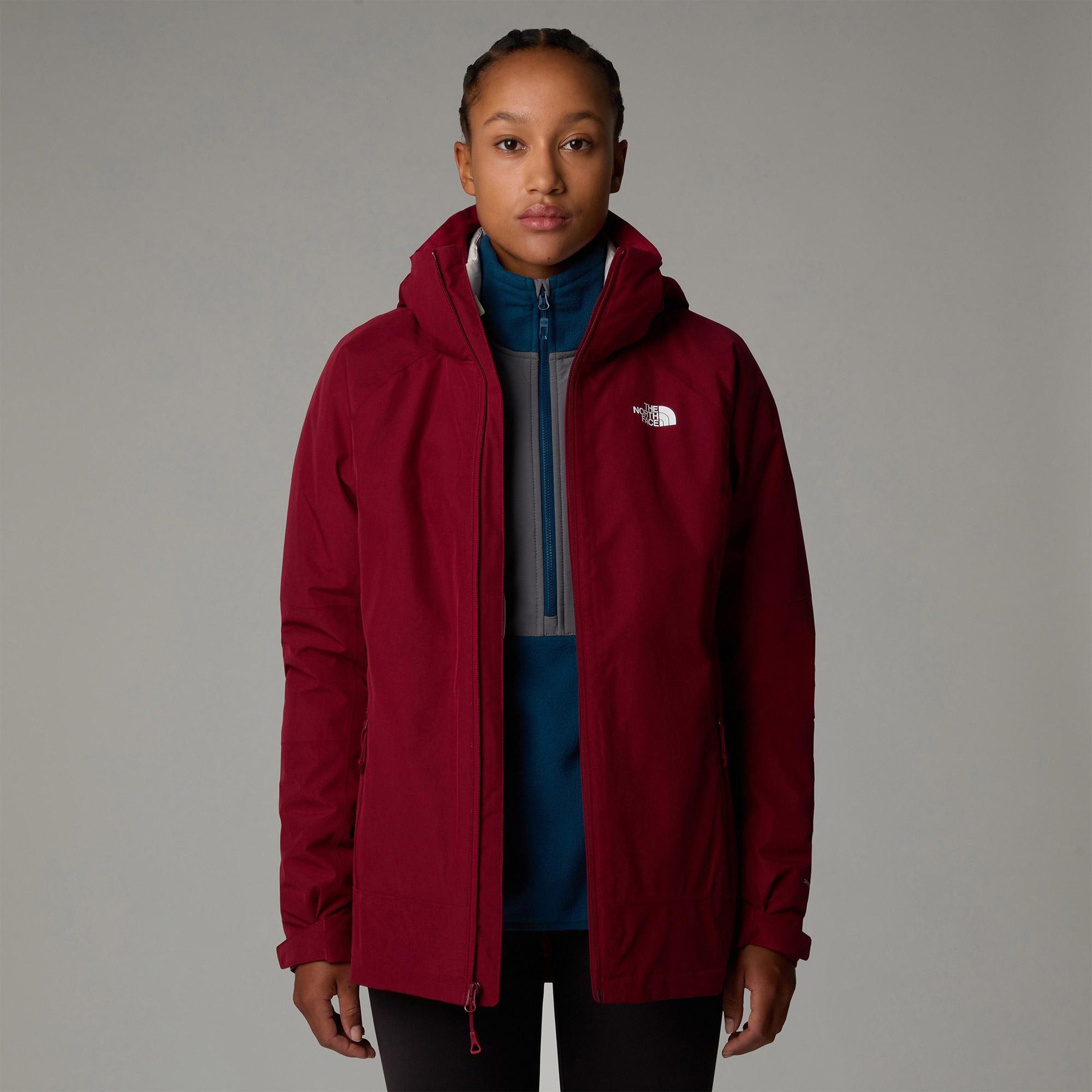 The North Face Inlux Triclimate Kadın Bordo Outdoor Mont