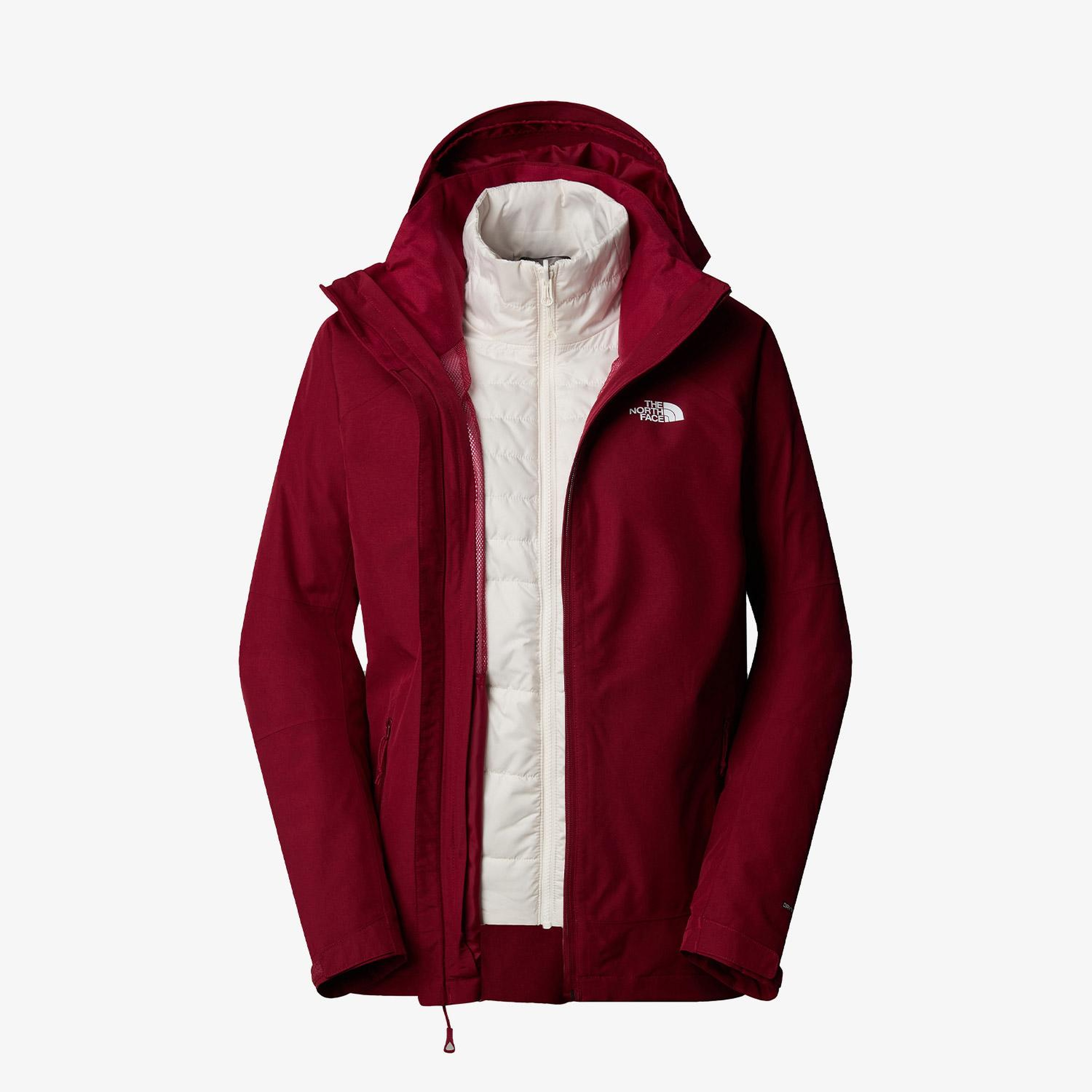 The North Face Inlux Triclimate Kadın Bordo Outdoor Mont