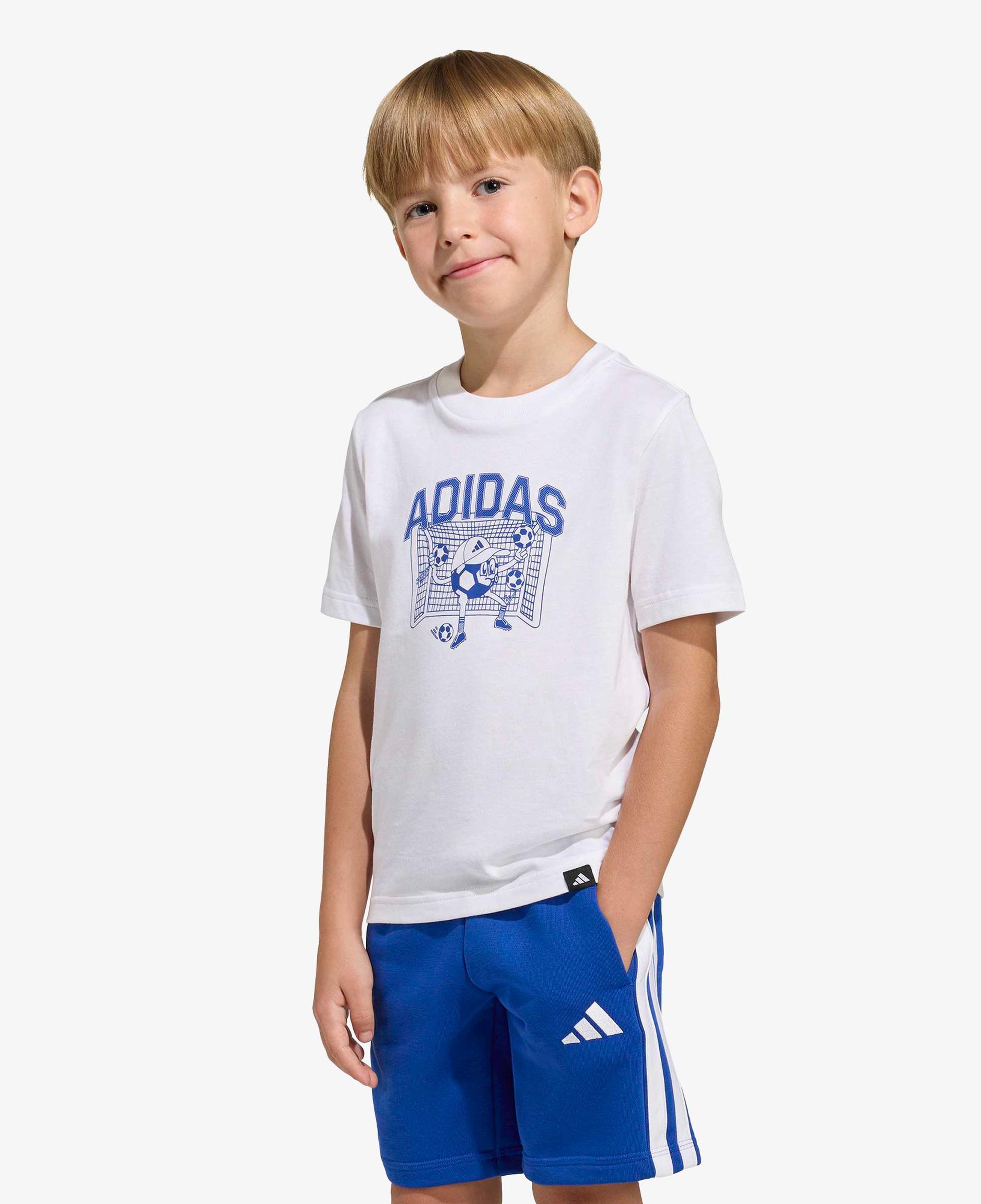 adidas Lk Football Çocuk Beyaz T-Shirt