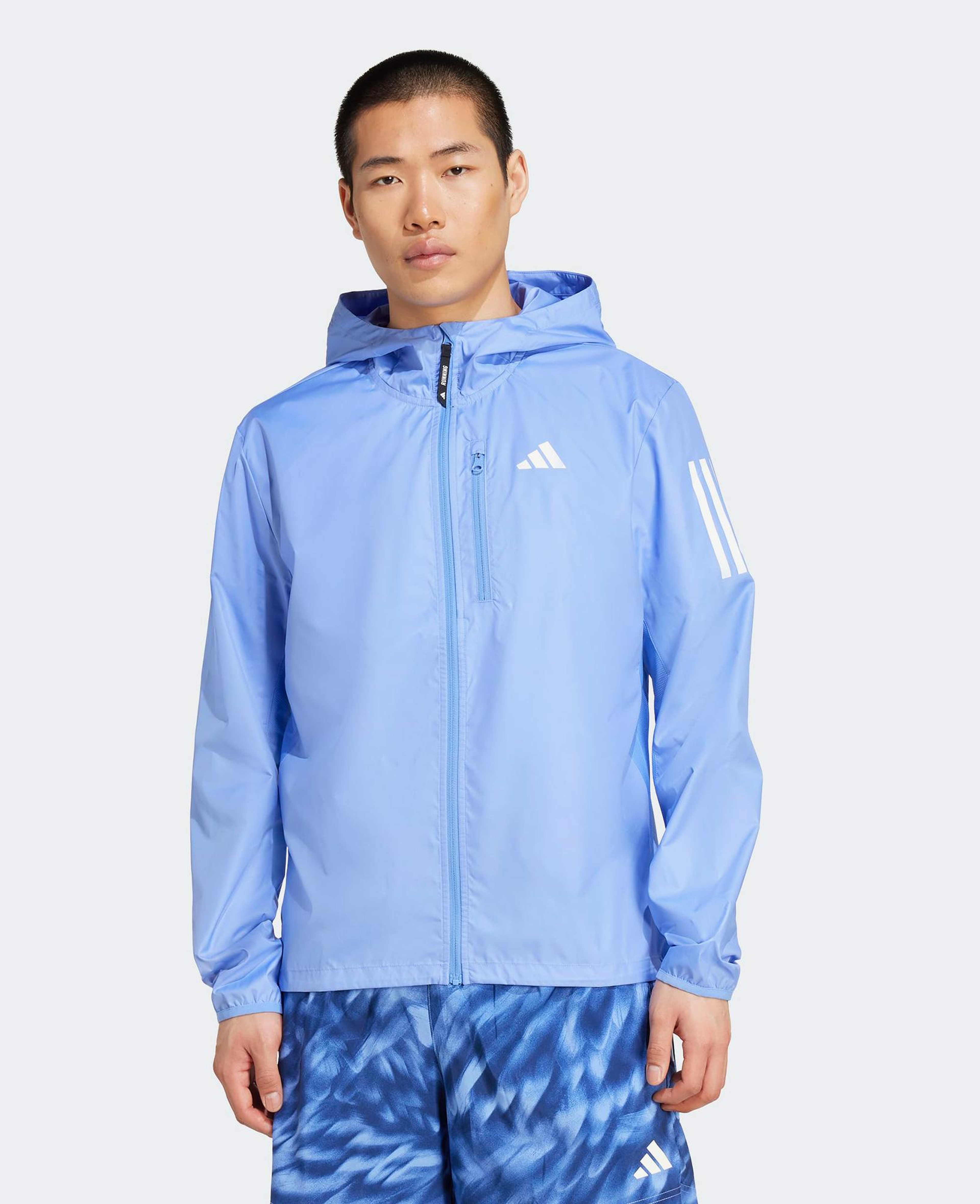 adidas Own The Run Erkek Mavi Koşu Rüzgarlığı