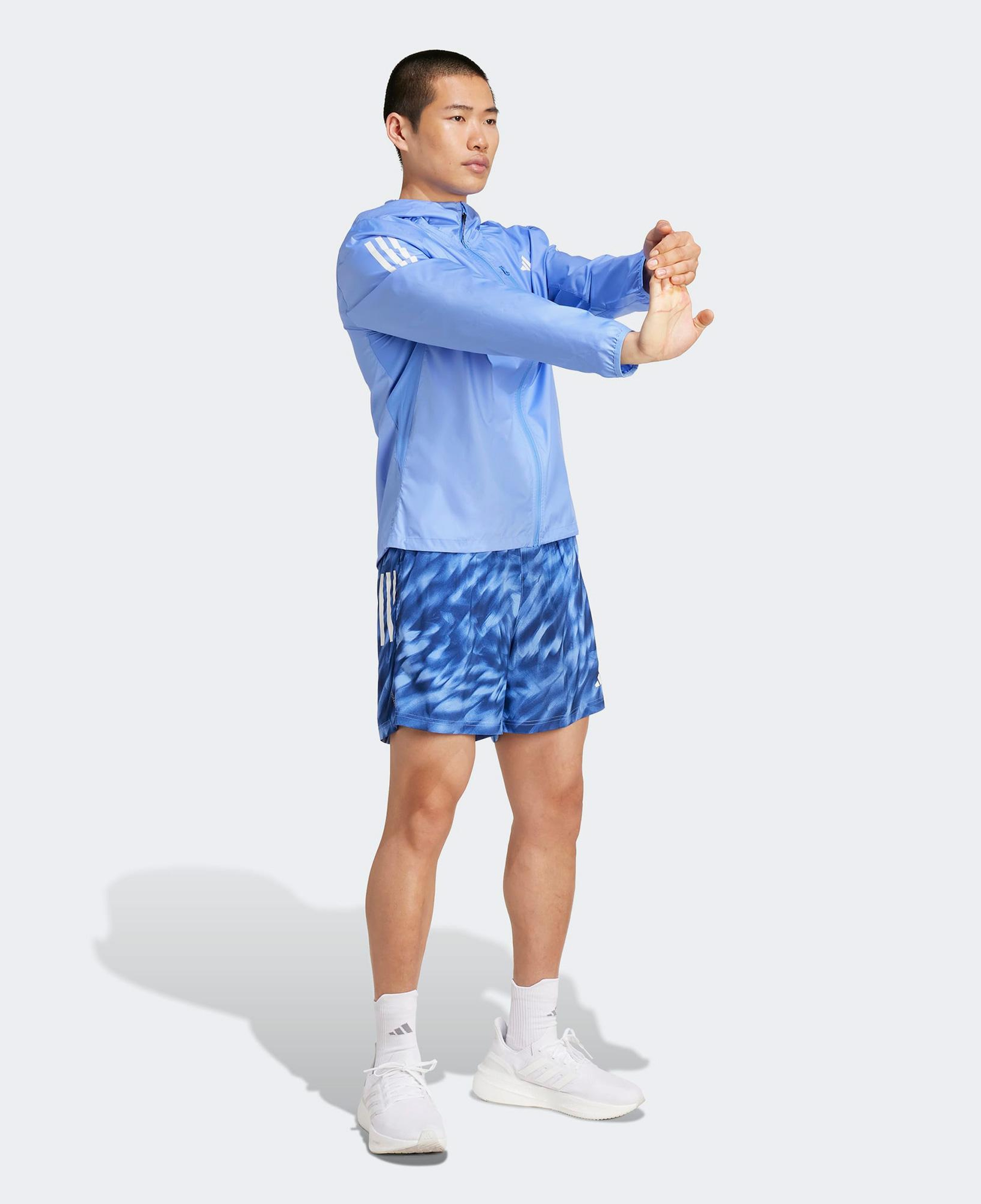 adidas Own The Run Erkek Mavi Koşu Rüzgarlığı