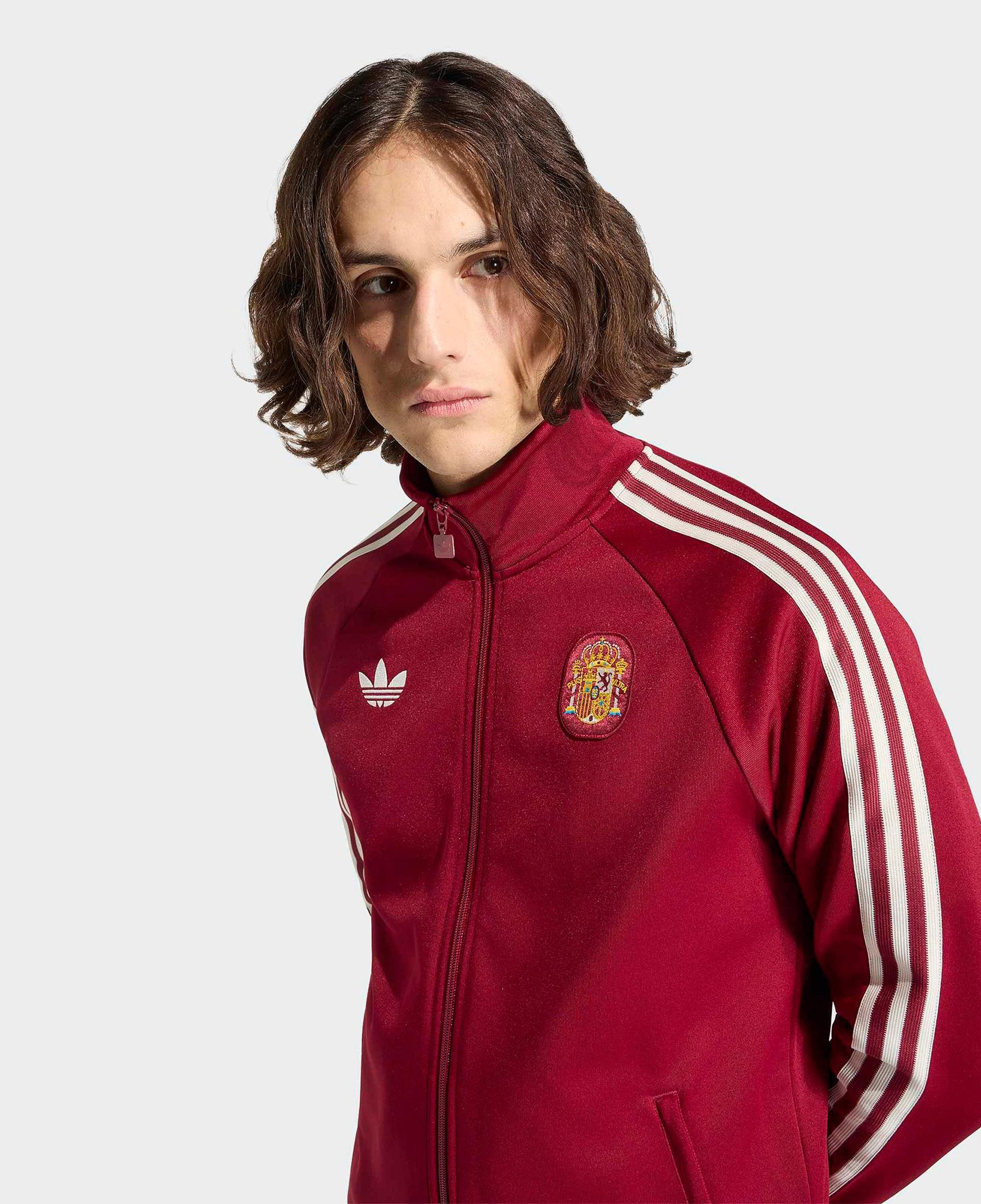 adidas İspanya Milli Takım Erkek Bordo Eşofman Üstü