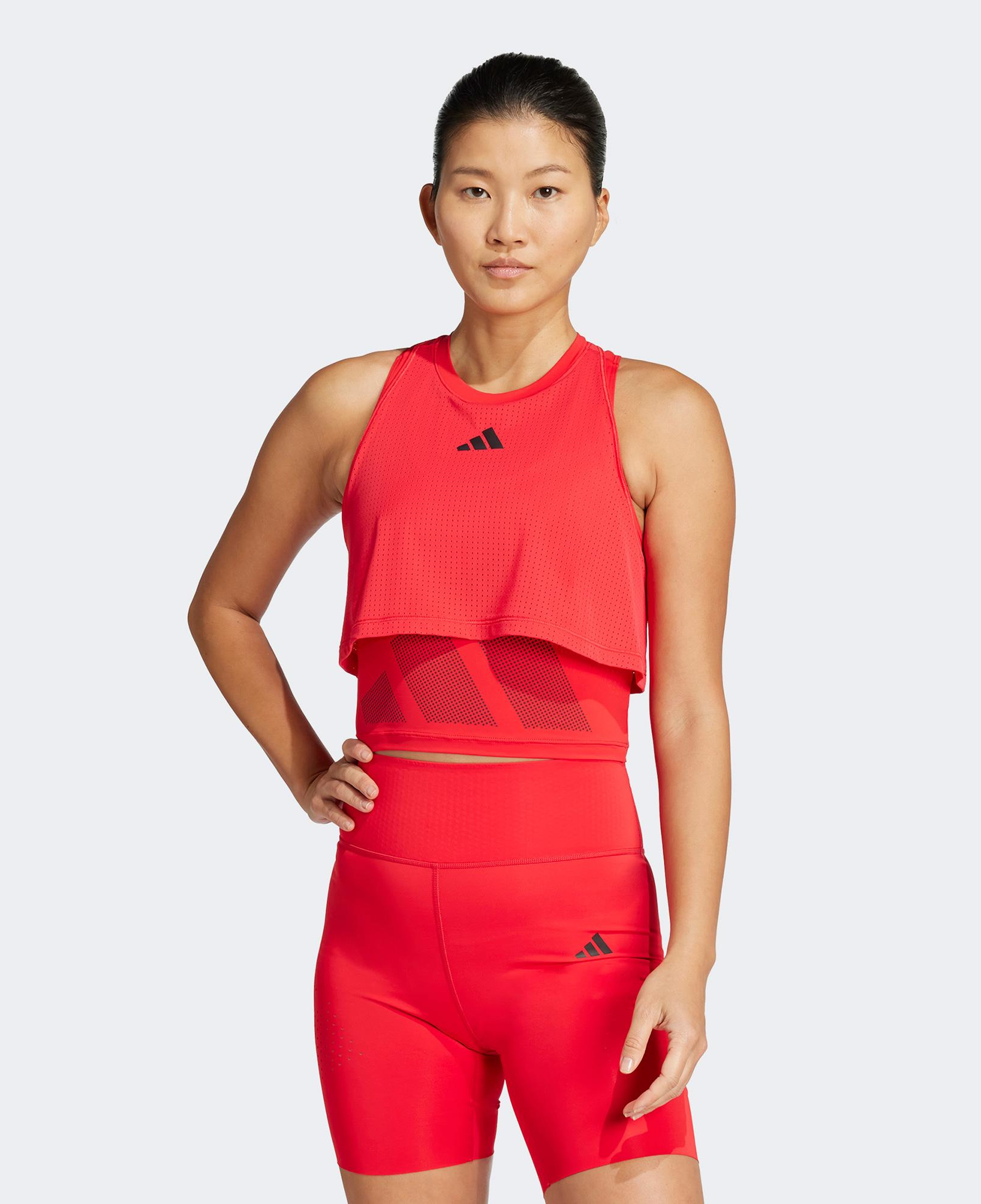 adidas Cool Intensity 2 İn 1 Workout Kadın Kırmızı Atlet