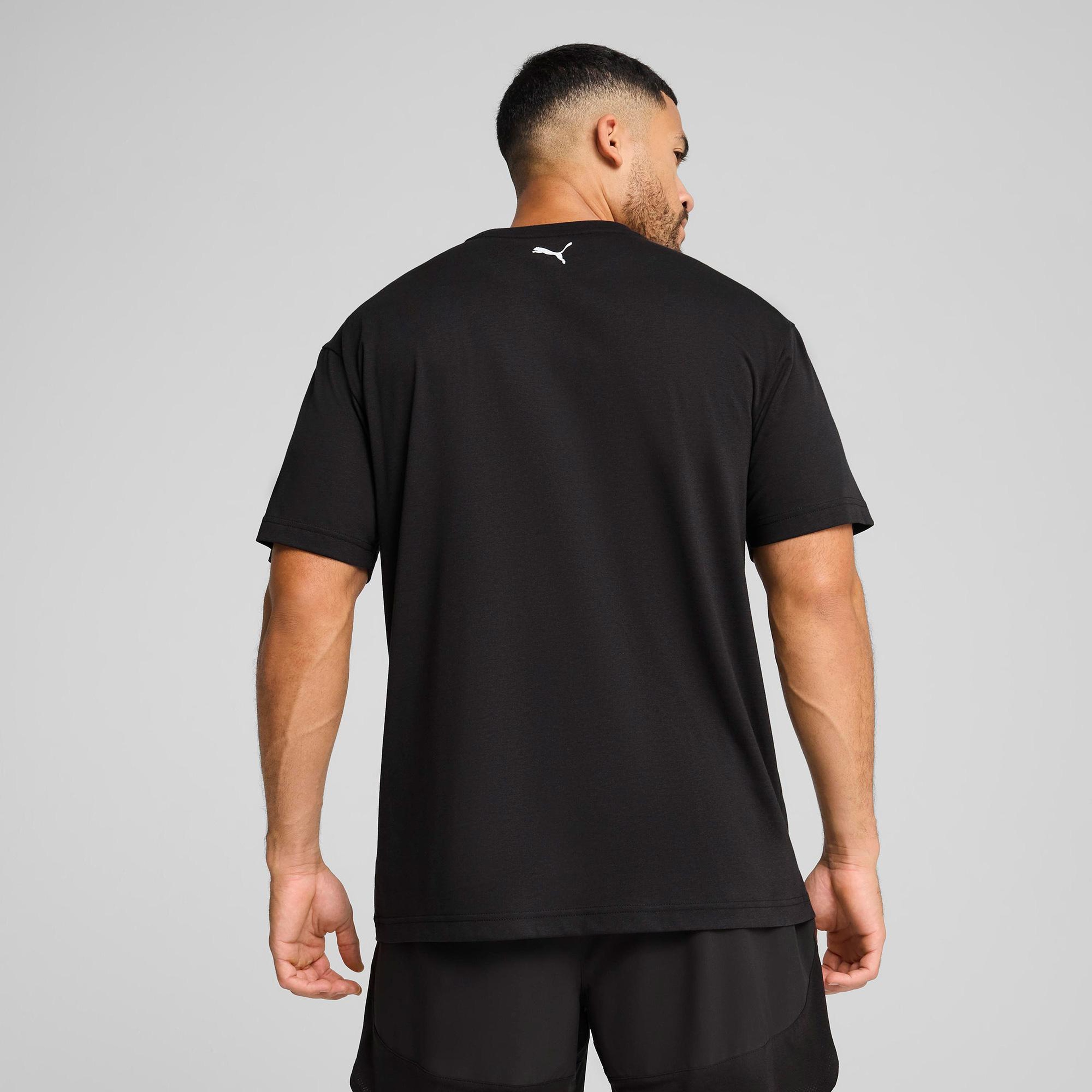 Puma Graphics Erkek Siyah Antrenman T-Shirt